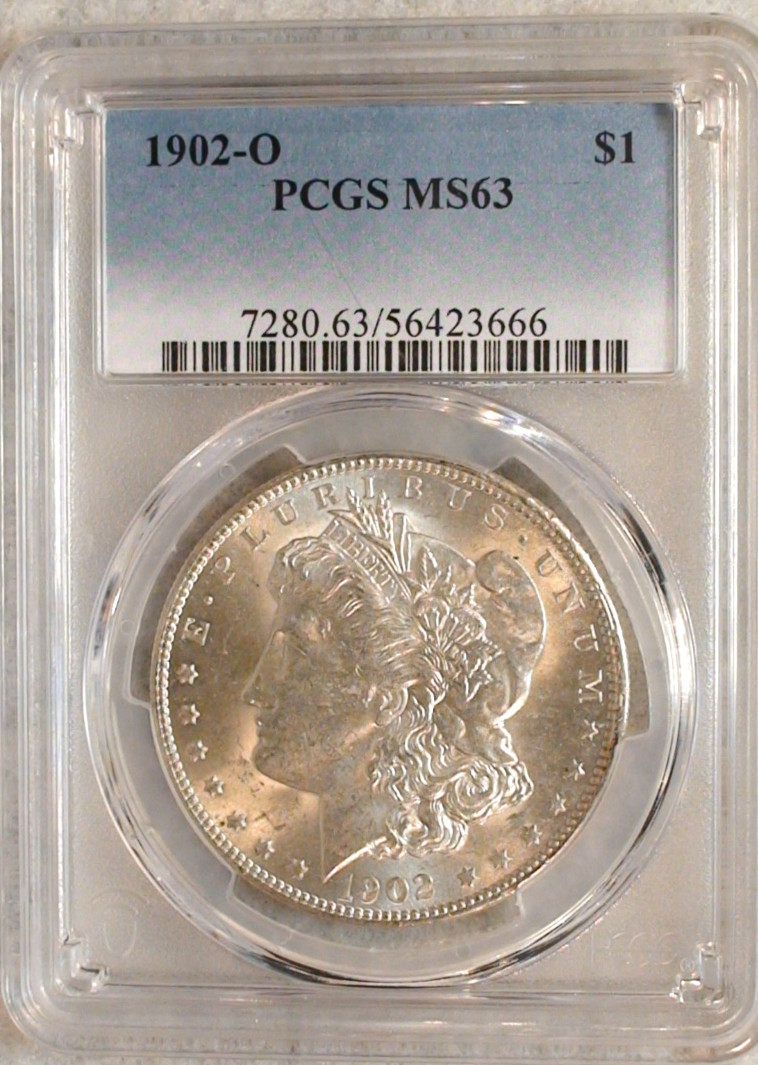 1902 O Morgan Dollar PCGS MS63 UNCIRCULATED $1 Coin BUY IT NOW