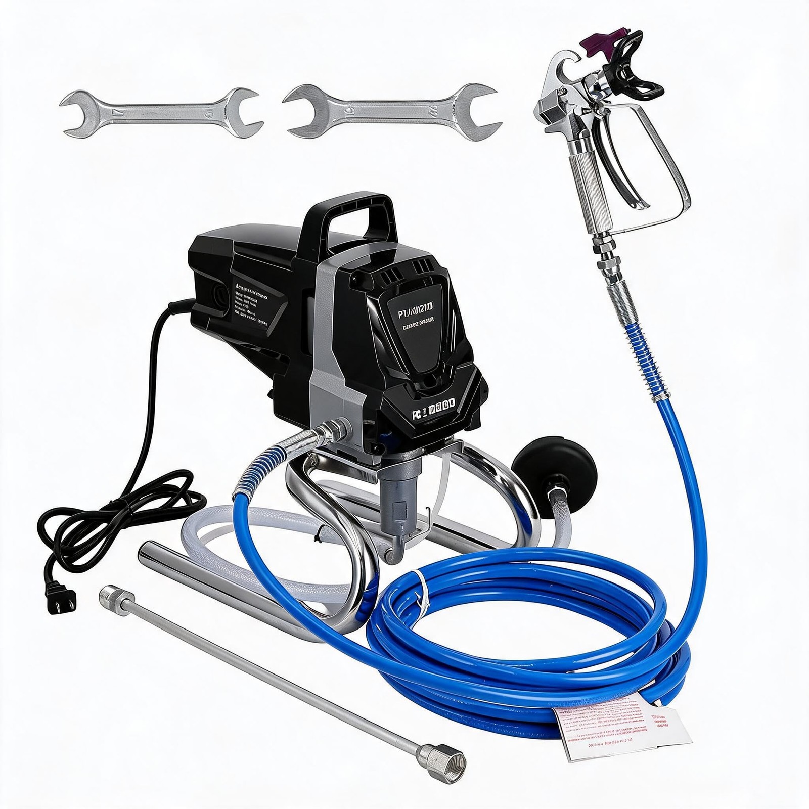 1010W Stand Airless Paint Sprayer 3000PSI Electric Airless Sprayer Handheld Rod