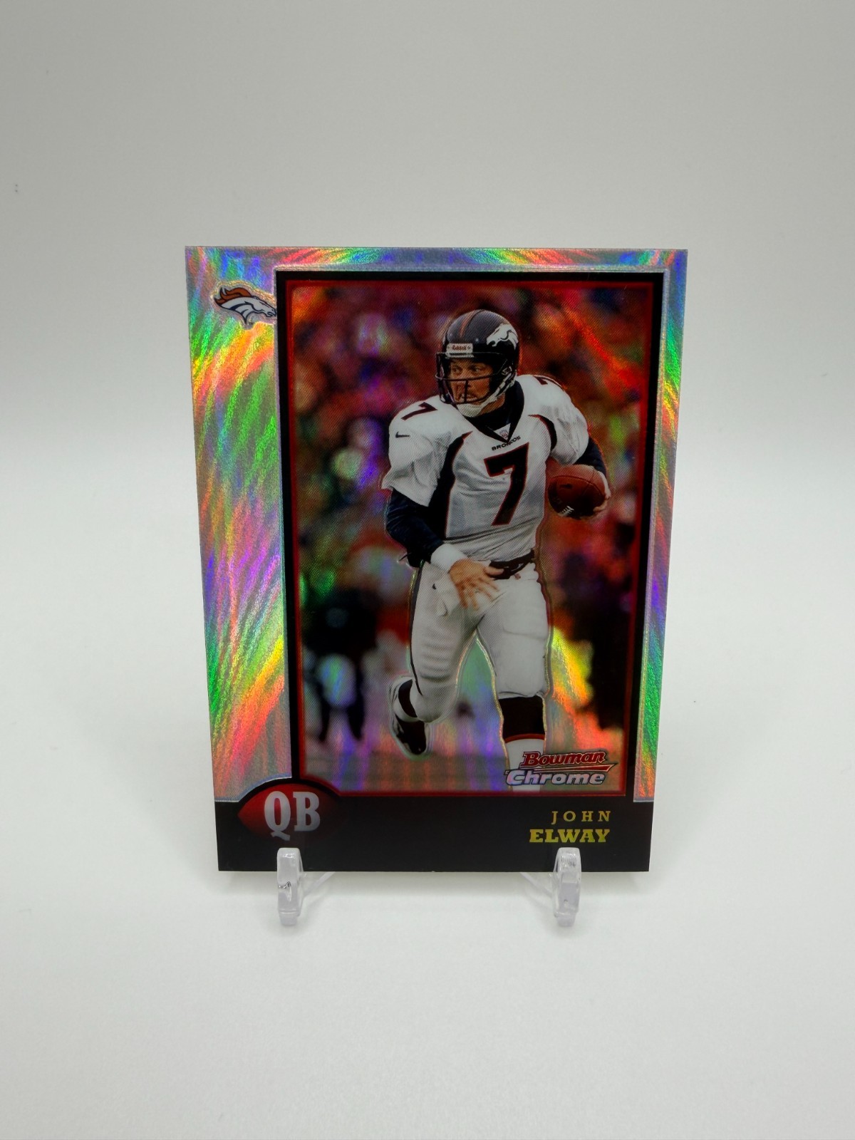 1998 Bowman Chrome Preview John Elway Refractor #BCP7 Denver Broncos