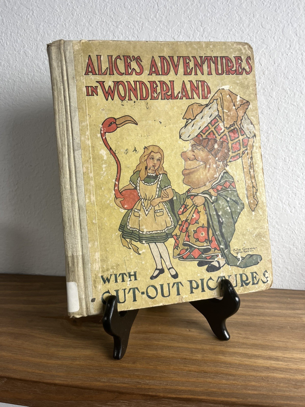 1917 Alice’s Adventures in Wonderland Cut-Out Pictures Lewis Carroll HC