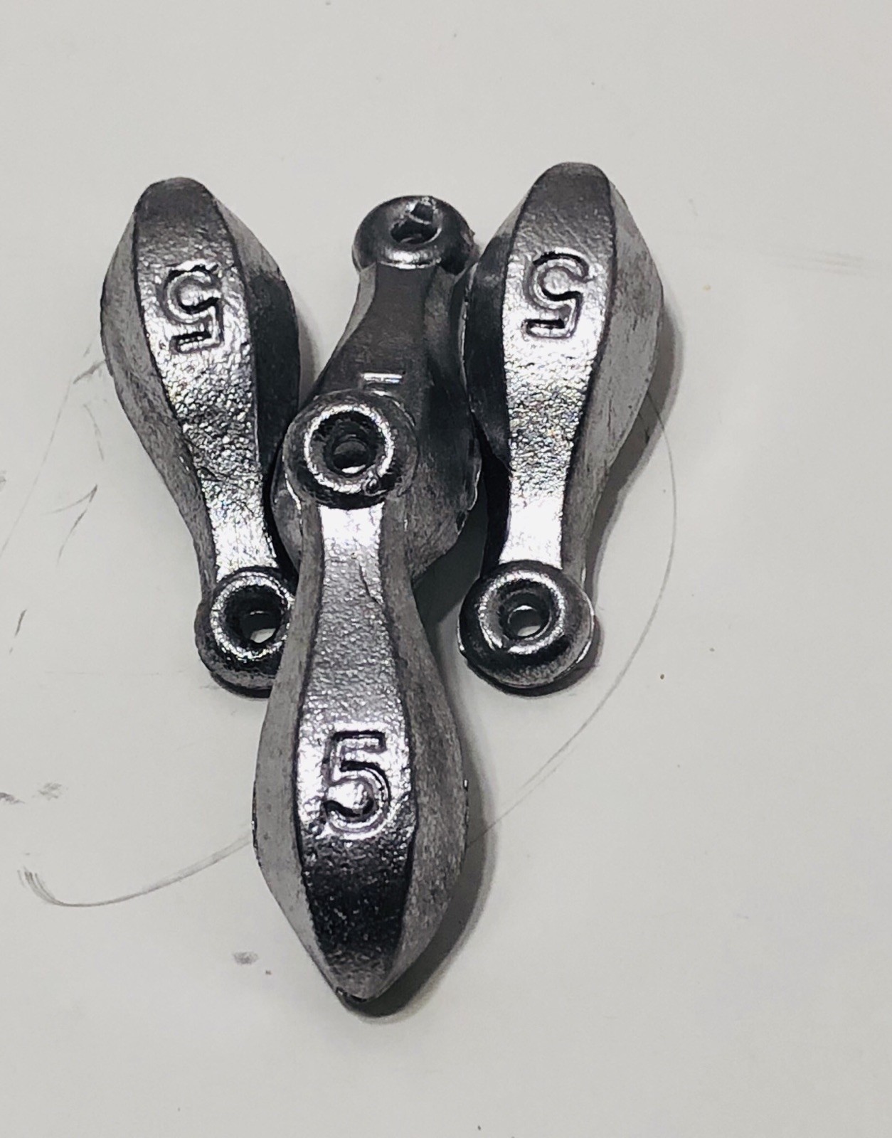 50- 5 OZ. HAND MADE LEAD BANK SINKERS 50- 5 OZ. HAND MADE LEAD BANK SINKERS