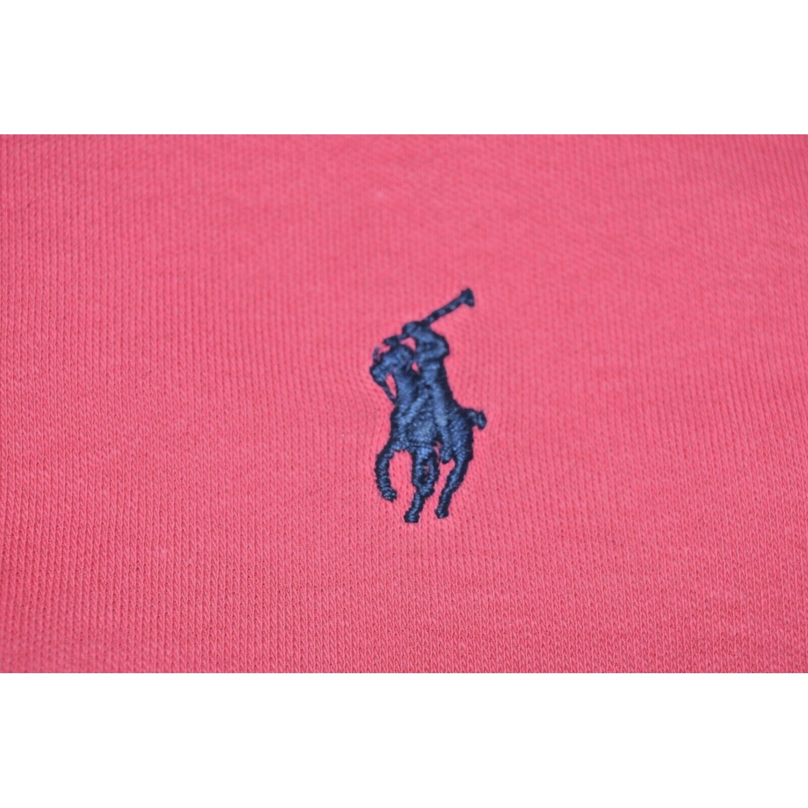 Vintage 90s Polo Ralph Lauren Shirt Mens M Rose Pink Polo Blue Pony Made USA