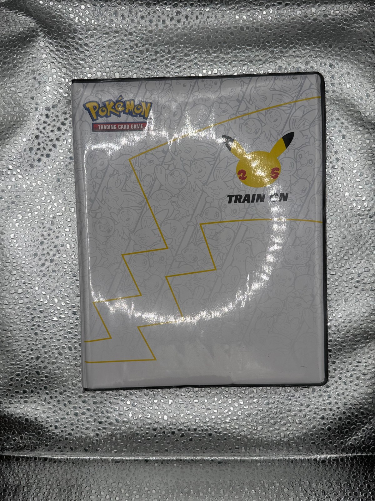 Pokemon Jumbo Card Lot with 25th Anniversary Celebrations Binder - 19 Cards