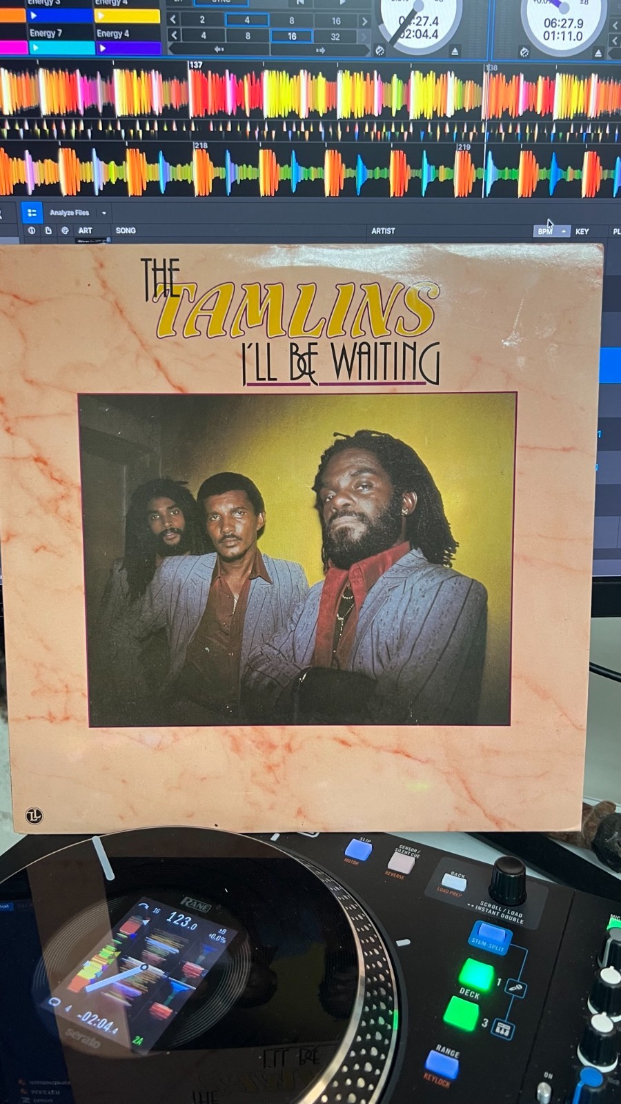 The Tamlins I\'ll Be Waiting LP Vinyl 1987 Live & Learn Roots Reggae Sly & Robbie The Tamlins I\'ll Be Waiting LP Vinyl 1987 Live & Learn Roots Reggae Sly & Robbie