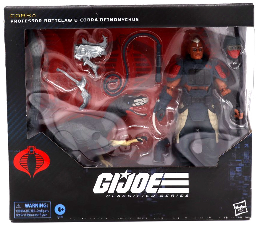Hasbro G.I. Joe Cobra Professor Rottclaw & Cobra Deinonychus 6\