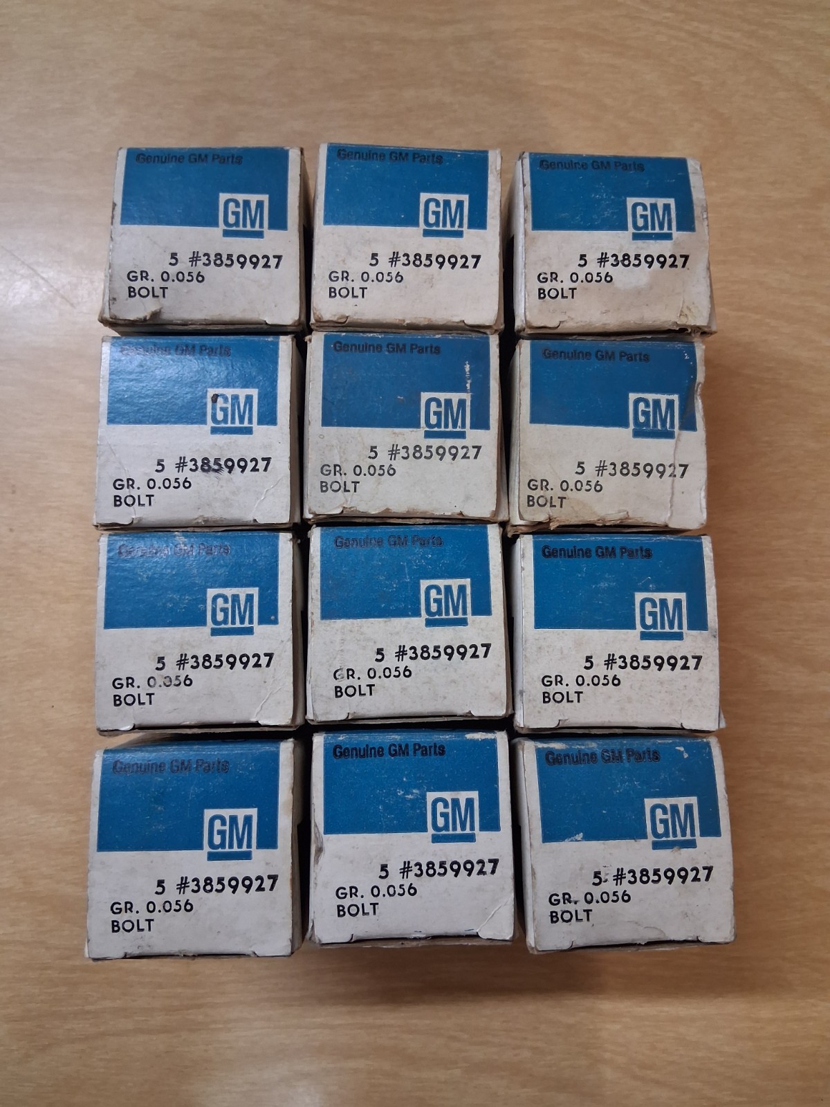 OEM GM Big Block 396 427 454 4 Bolt Main Cap Outter Bolts #3859927 NOS 12 Boxes OEM GM Big Block 396 427 454 4 Bolt Main Cap Outter Bolts #3859927 NOS 12 Boxes