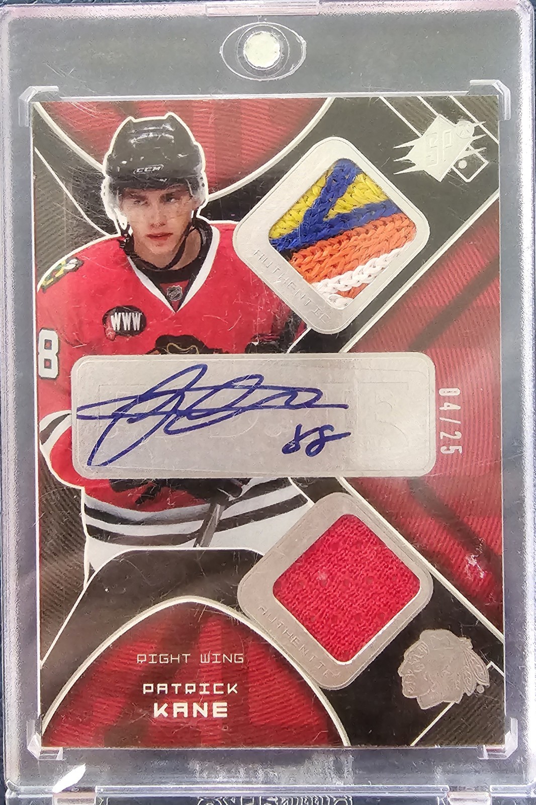 2007-08 SPx - Patrick Kane #232 /25 (RC) 6 colors
