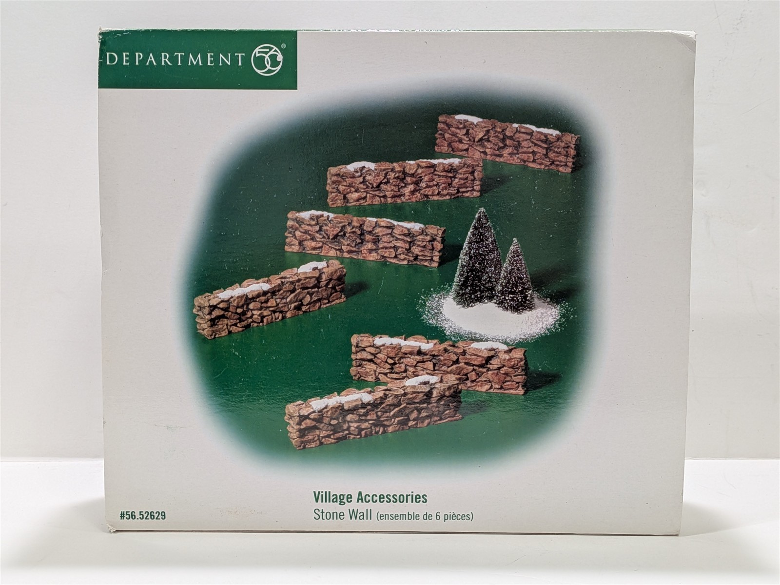 Dept 56 Village Accessories Stone Wall (Set of 6) 52629