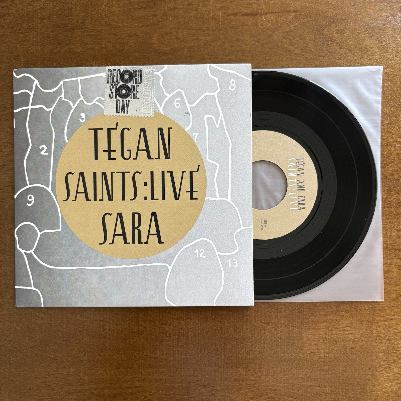 TEGAN AND SARA Saints: Live EP 2010 RSD vinyl 7