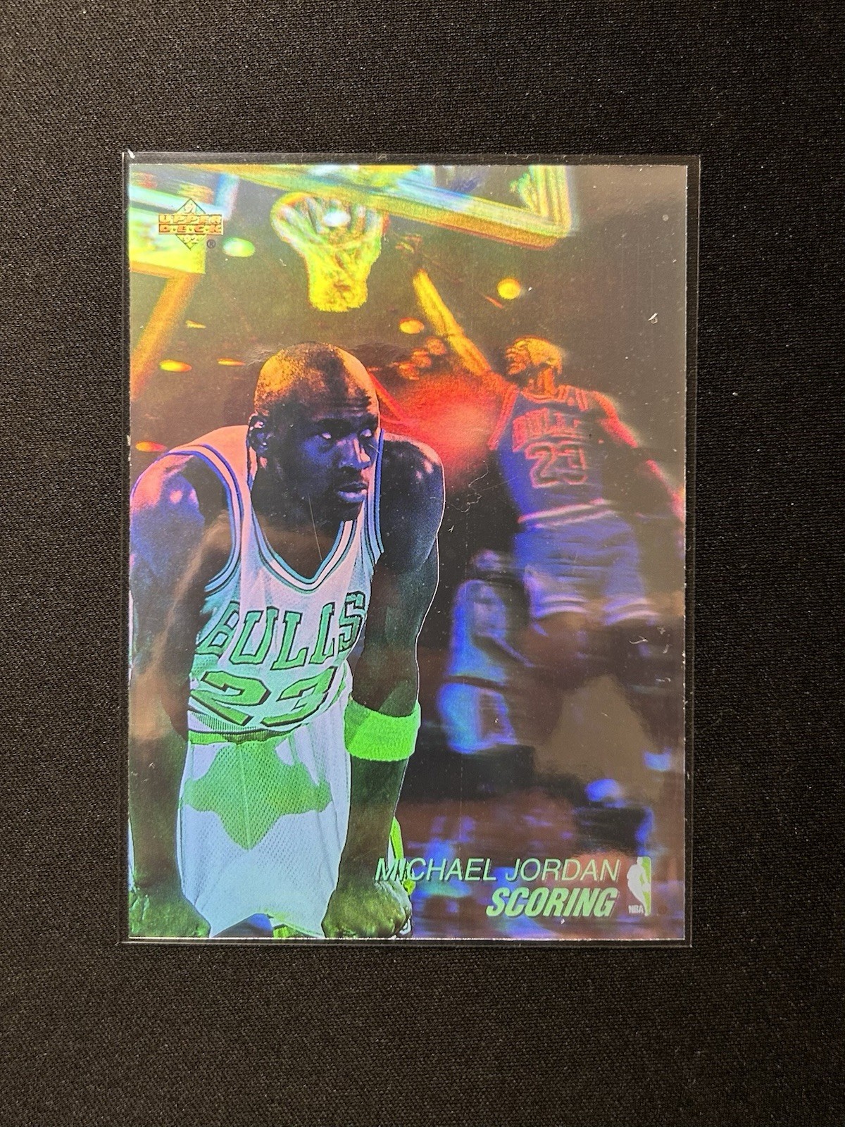 1991-92 Upper Deck MICHAEL JORDAN Award Winner Hologram #AW1 Bulls HOF Very Nice 1991-92 Upper Deck MICHAEL JORDAN Award Winner Hologram #AW1 Bulls HOF Very Nice