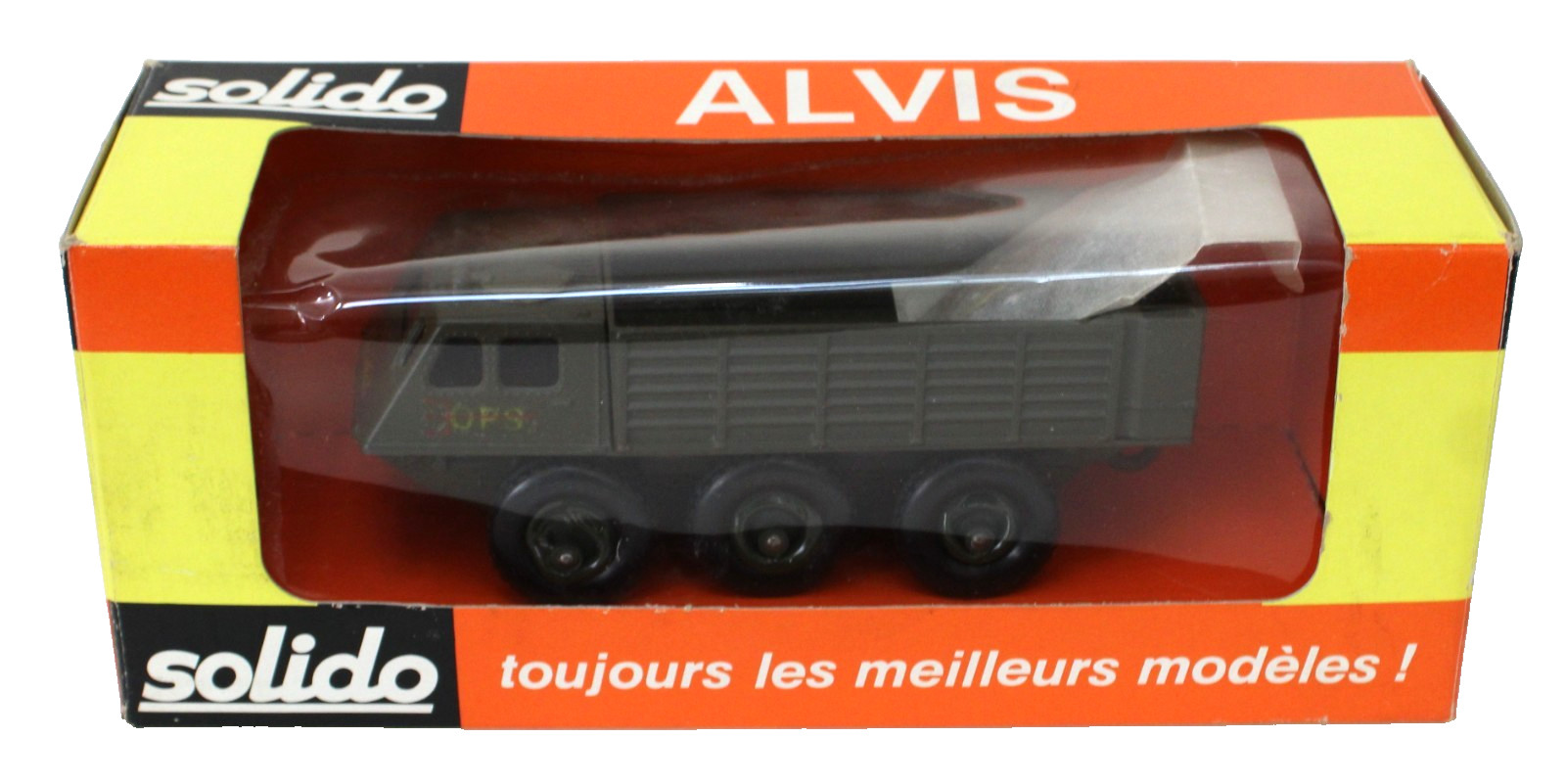 Vtg Solido 247 Military 1:50 Alvis 6x6 Stalwart Mint Boxed NRFB France
