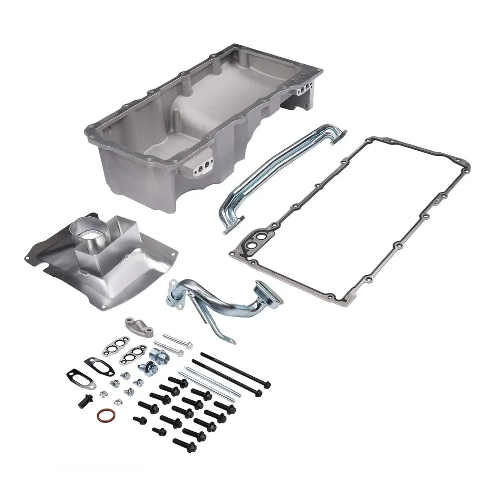 Front Wet Sump Retrofit Engine Oil Pan for Chevy LS LS1 LS2 LS3 LSX V8 4.8L 6.2L Front Wet Sump Retrofit Engine Oil Pan for Chevy LS LS1 LS2 LS3 LSX V8 4.8L 6.2L