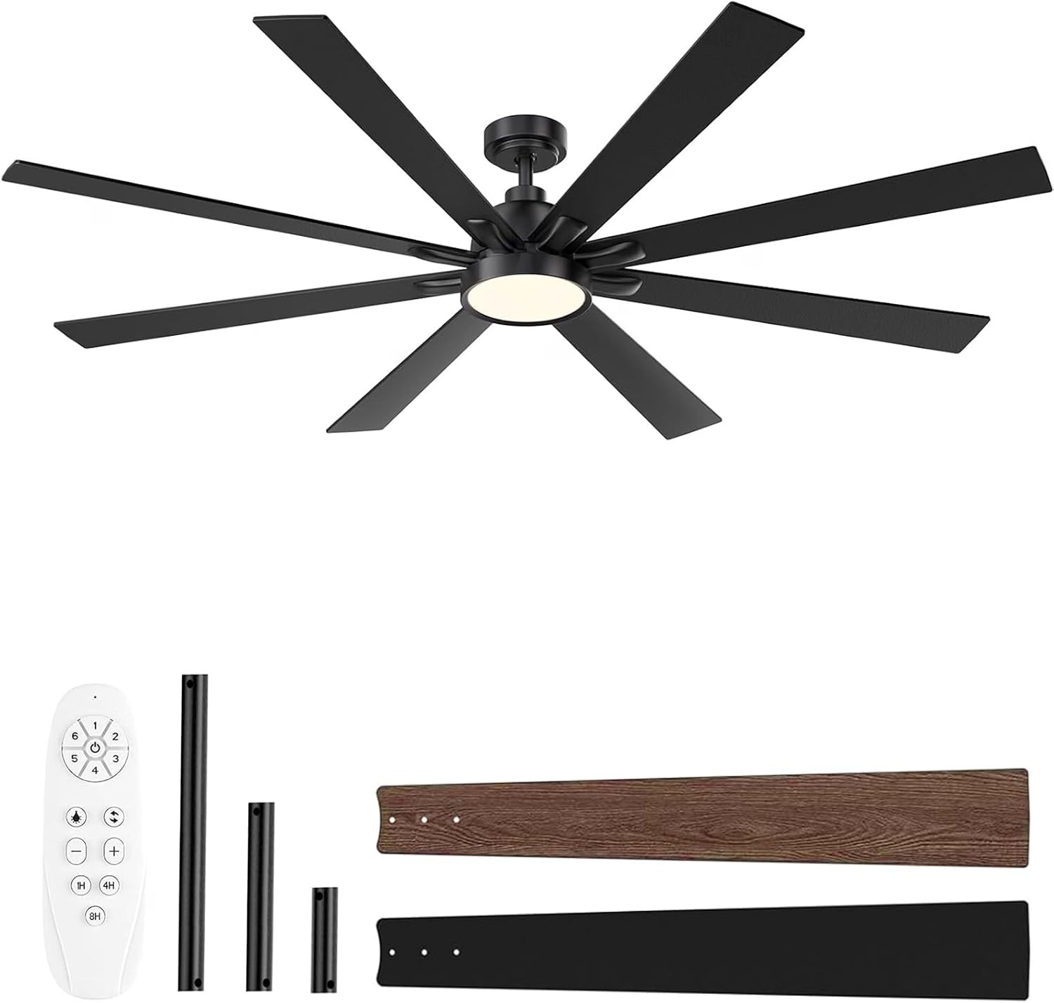 72 Inch Large Ceiling Fans with Lights and Remote 6 Speeds 3CCT Dimmable Large 72 Inch Large Ceiling Fans with Lights and Remote 6 Speeds 3CCT Dimmable Large