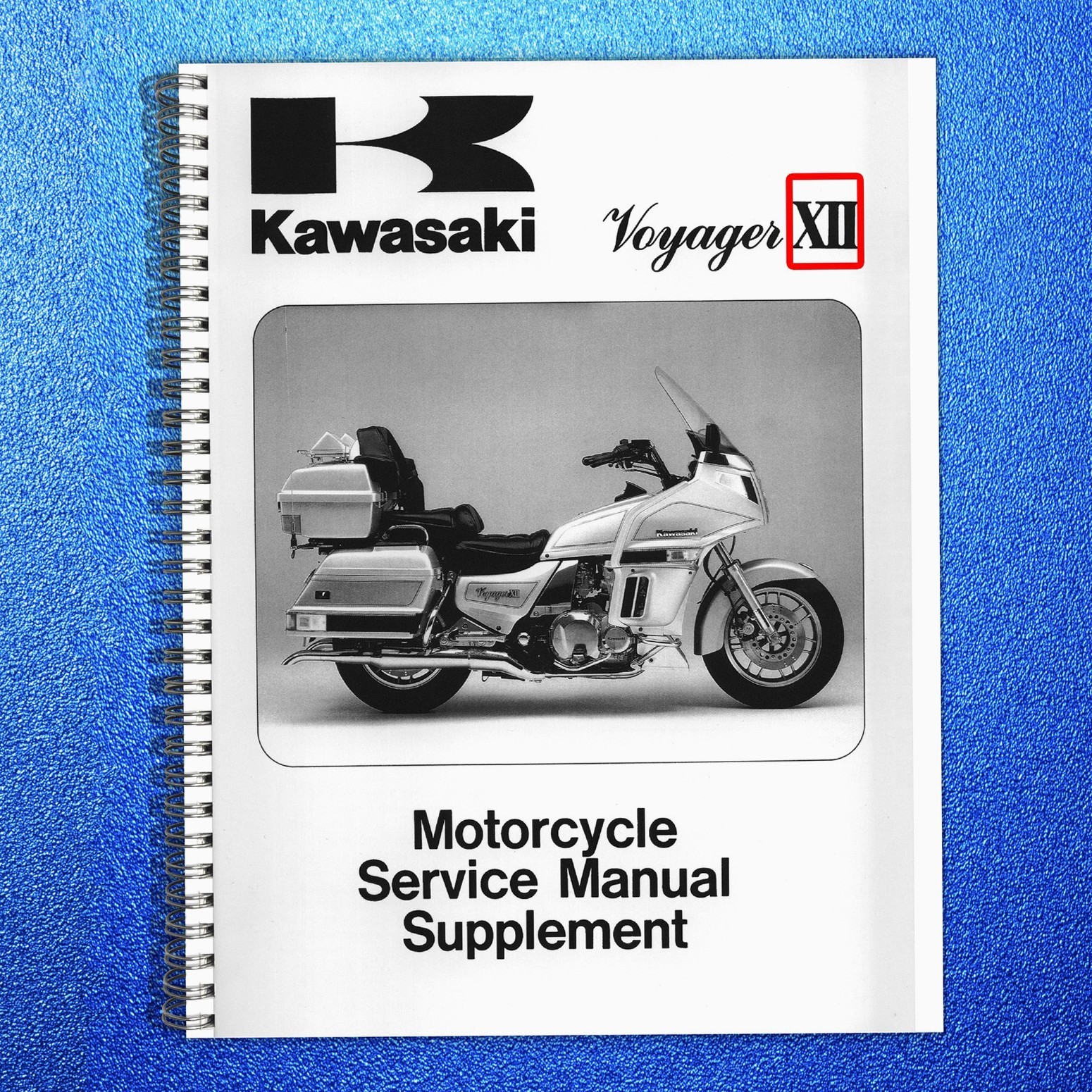 KAWASAKI Voyager XII Motorcycle Service Manual Supplement - SPIRAL BIND - COVERS