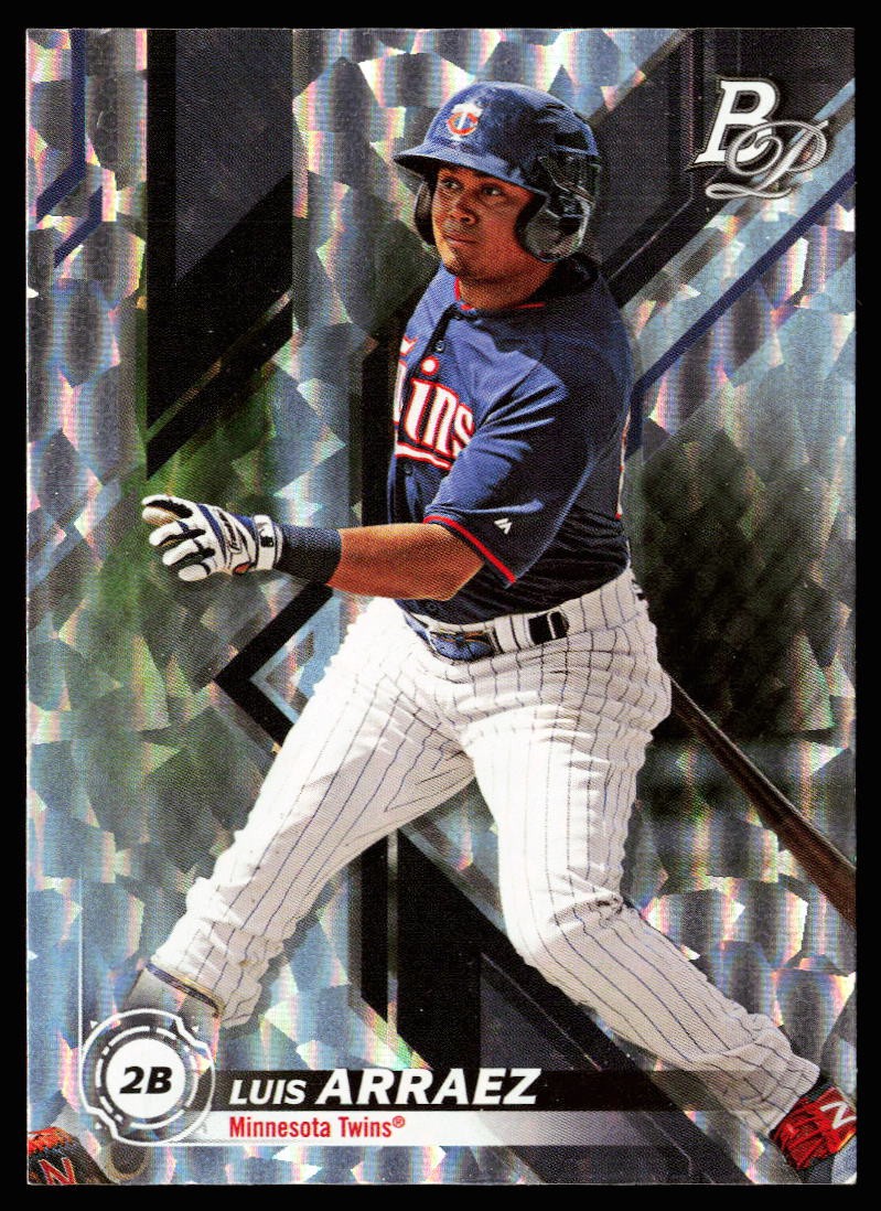 2019 Bowman Platinum #TOP-26 Luis Arraez Top Prospects Ice 2019 Bowman Platinum #TOP-26 Luis Arraez Top Prospects Ice