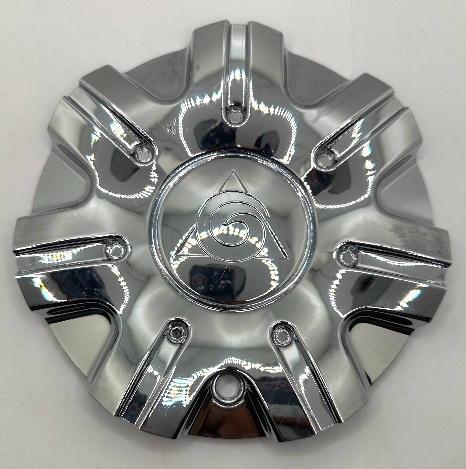 C12001-CAP GOLDEN WHEEL Chrome Wheel Center Cap