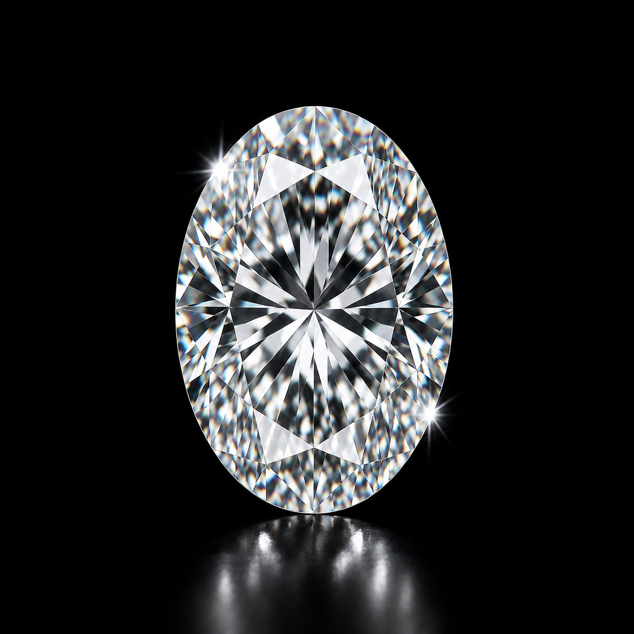 3 Ct Lab Grown White Diamond Oval Cut VVS1 D Grade Loose Stone 1 Pc