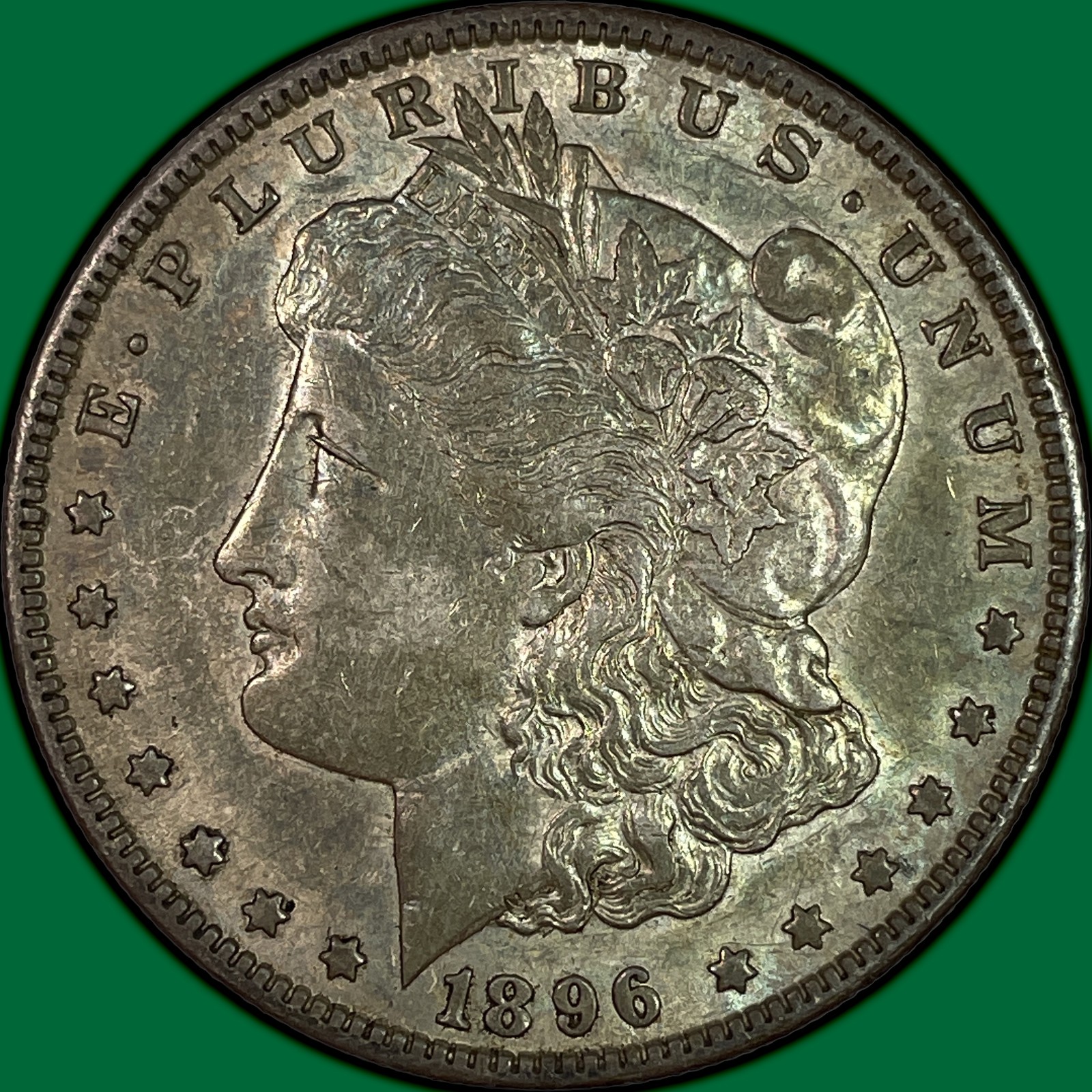 1896-O Morgan Dollar Almost Uncirculated AU Coin #47279
