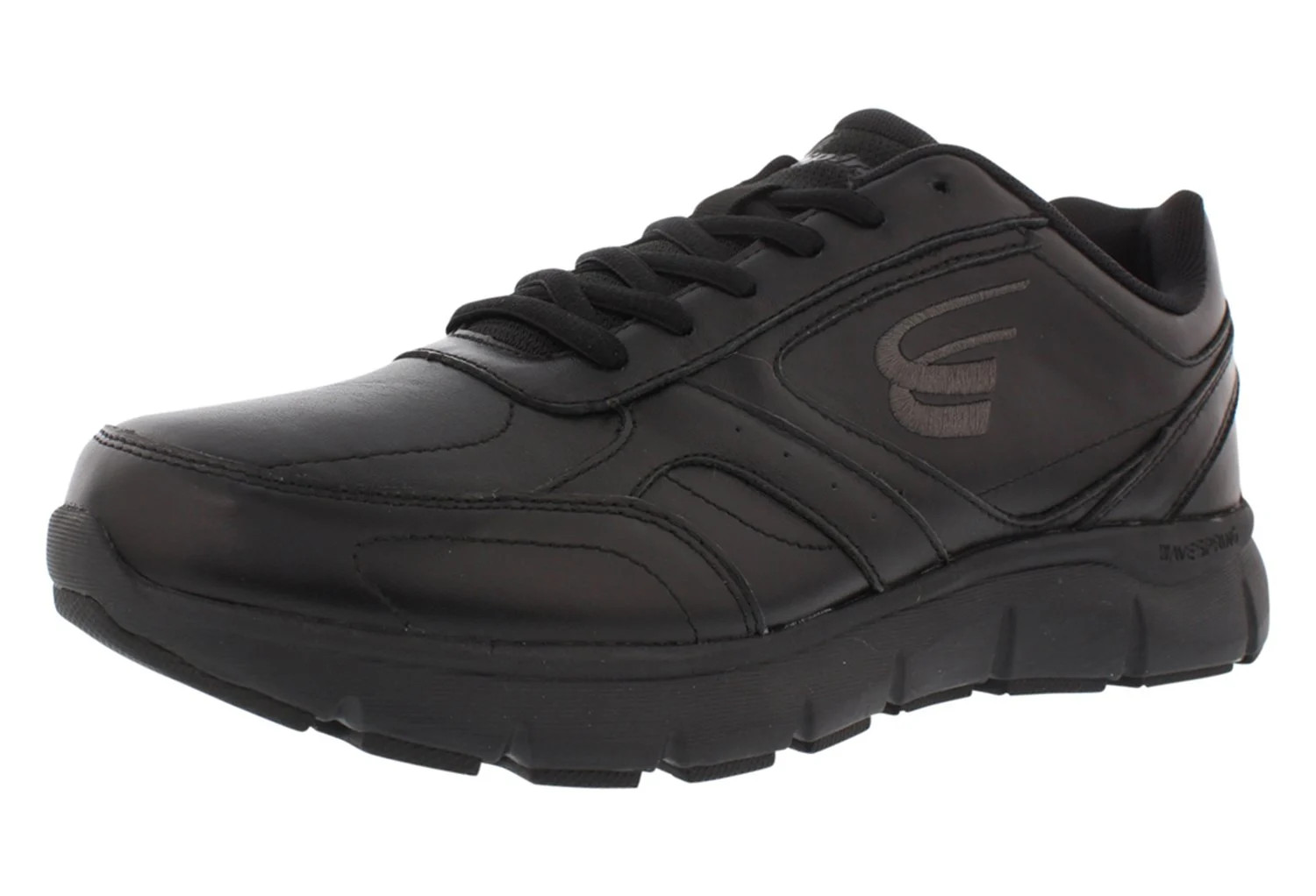 Spira Wavewalker Men\'s Slip Resistant Walking Shoe  Black - 9 Medium
