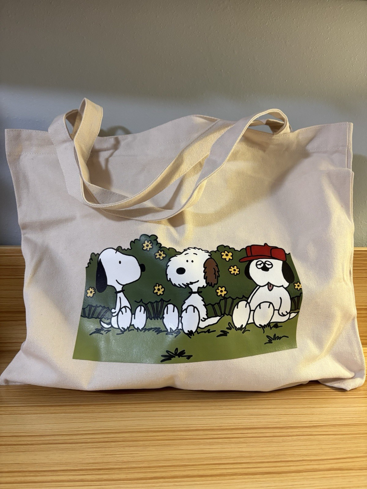 Peanuts Snoopy Large Tote Bag Peanuts Snoopy Large Tote Bag