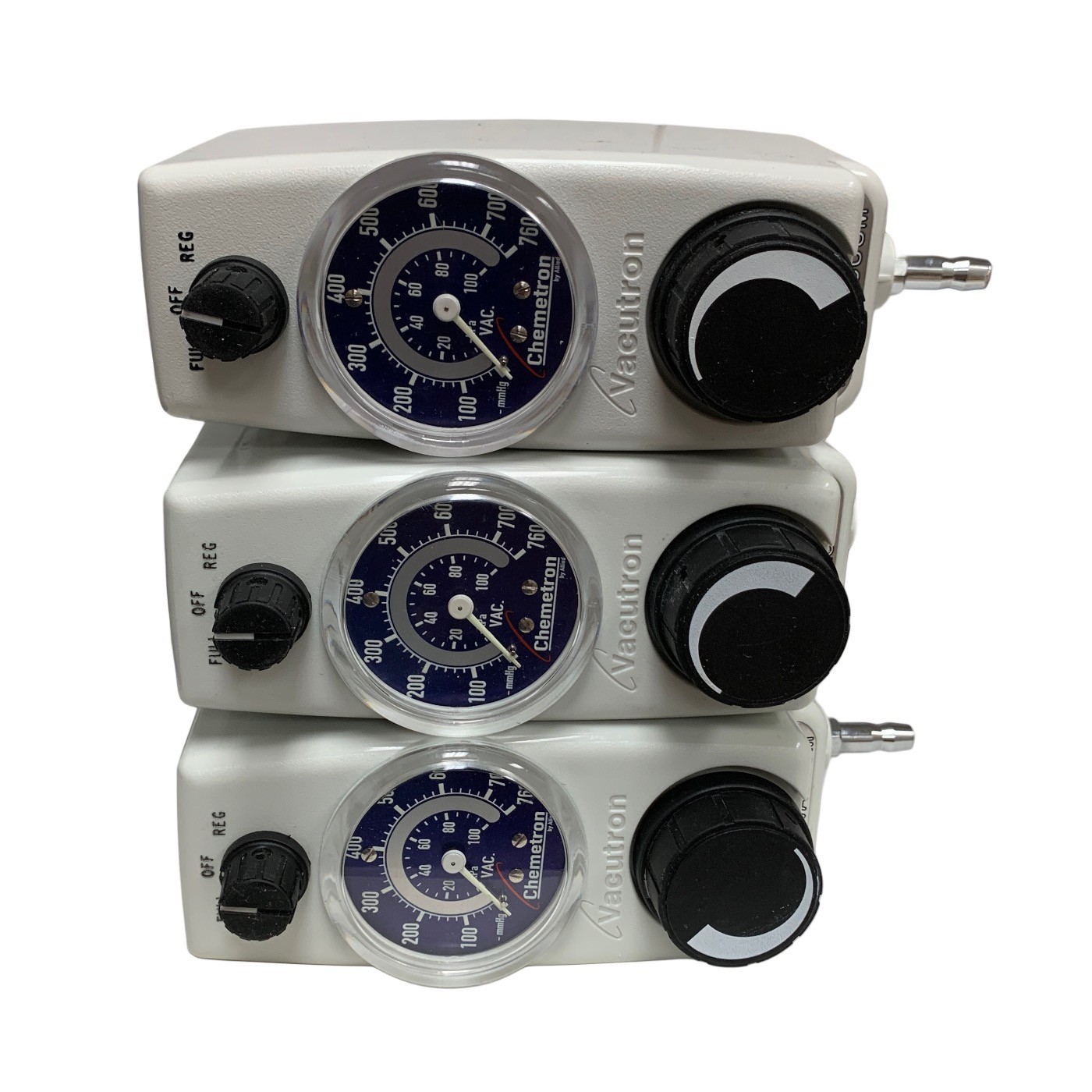 ALLIED HEALTHCARE VACUTRON 22-14-1206 LOT OF3 CHEMETRON HIGH VACUUM WALL SUCTION ALLIED HEALTHCARE VACUTRON 22-14-1206 LOT OF3 CHEMETRON HIGH VACUUM WALL SUCTION