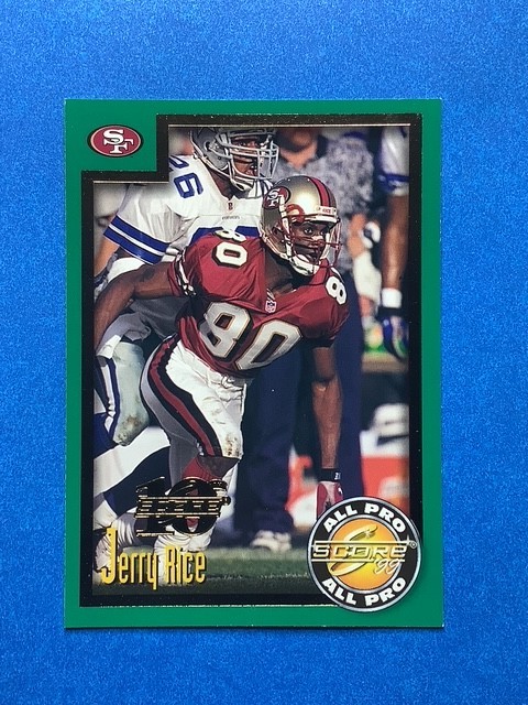 1999 Score Anniversary Showcase #266 Jerry Rice 49ers #/1989 1999 Score Anniversary Showcase #266 Jerry Rice 49ers #/1989