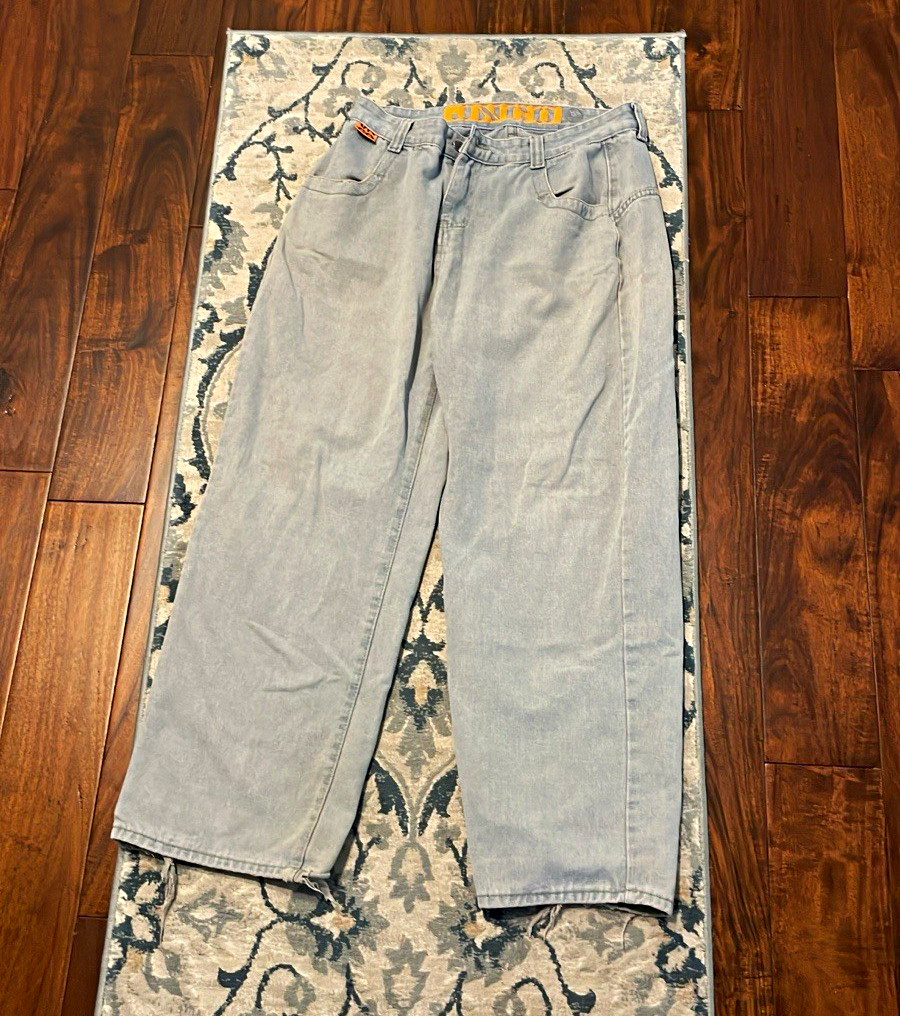 JNCO Men’s Blue Wide-Leg Jeans Cotton Blend Regular Size 2XL Pre-Owned JNCO Men’s Blue Wide-Leg Jeans Cotton Blend Regular Size 2XL Pre-Owned