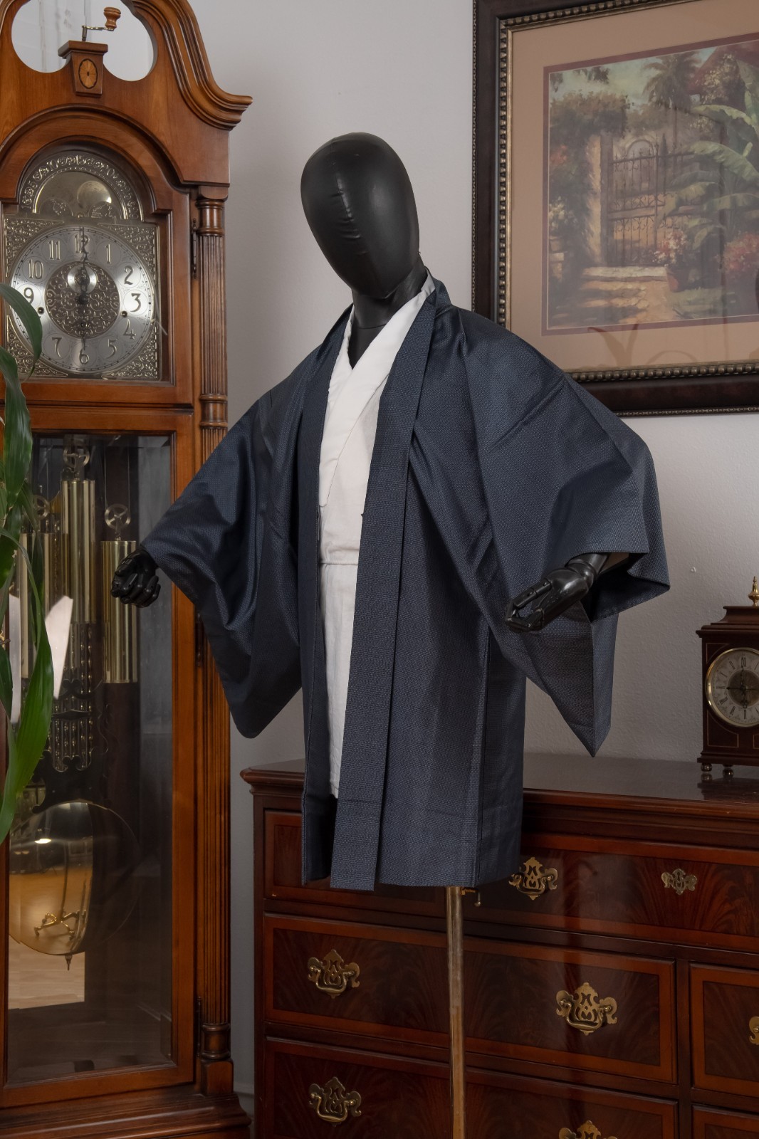 DEAR VANILLA JAPANESE HAORI JACKET MEN\'S KIMONO AUTHENTIC JAPAN GENUINE VINTAGE