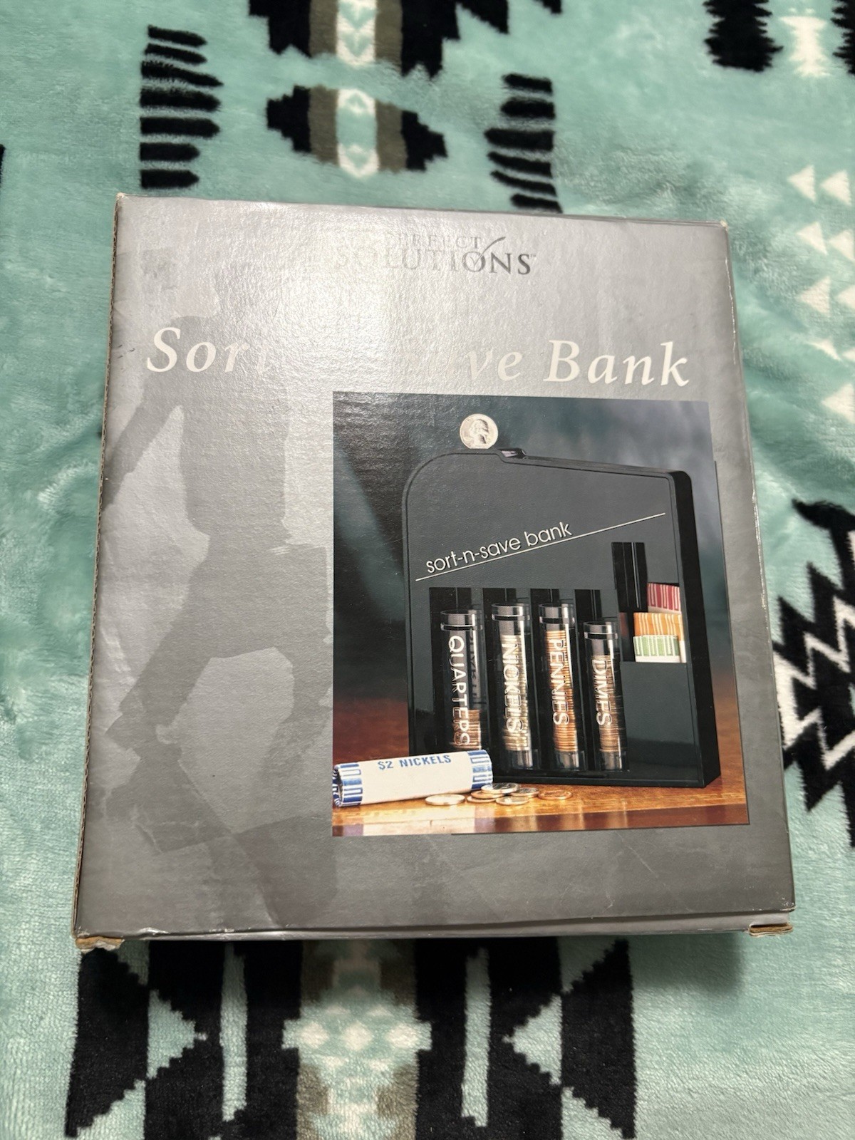Vintage Sort-N-Save Coin Bank Classic Coin Sorter Retro Money Saver New Open Box Vintage Sort-N-Save Coin Bank Classic Coin Sorter Retro Money Saver New Open Box