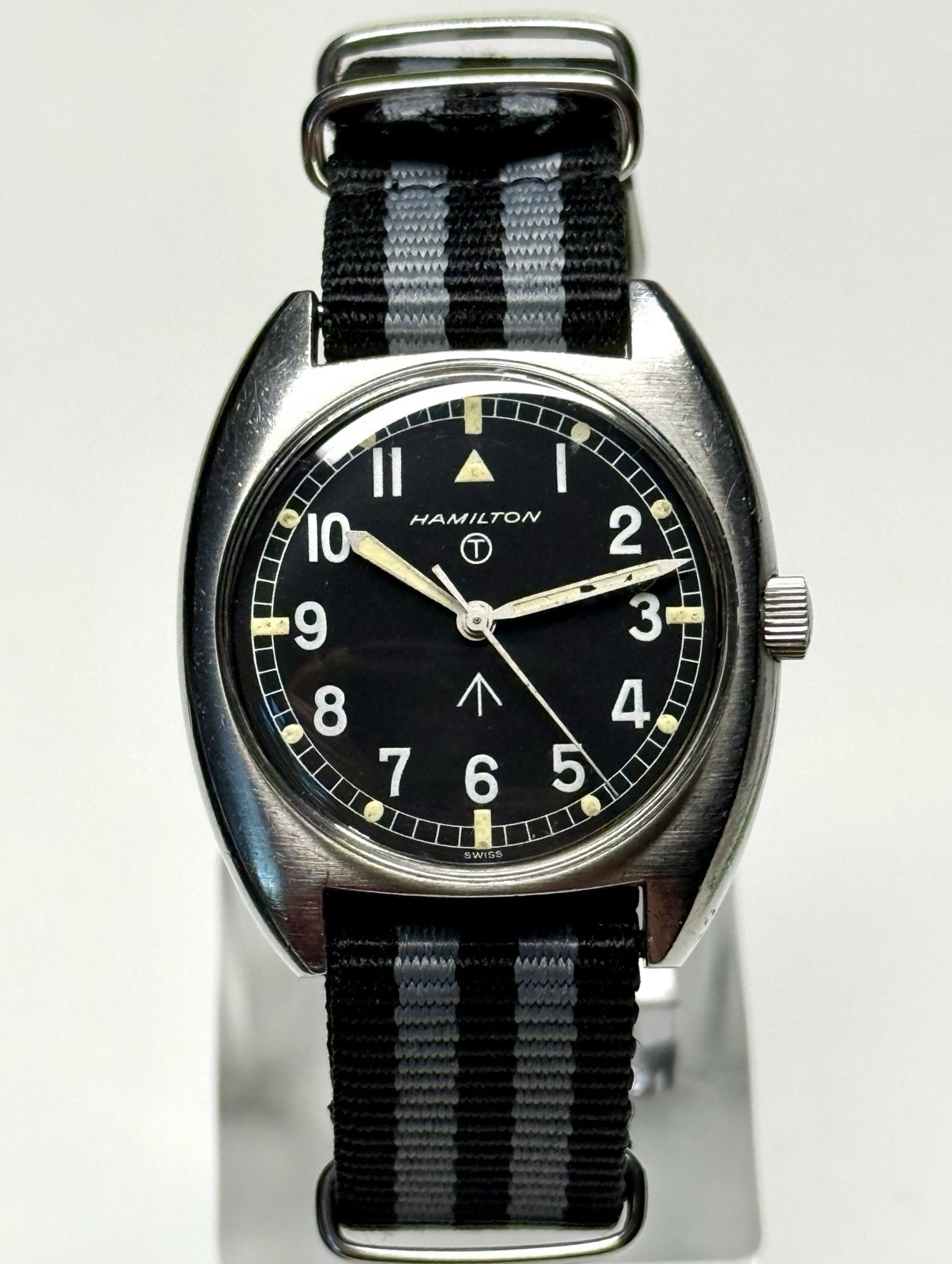 Vintage Hamilton W10-6645 UK Military Issue 1975 Watch in Good Working Order Vintage Hamilton W10-6645 UK Military Issue 1975 Watch in Good Working Order