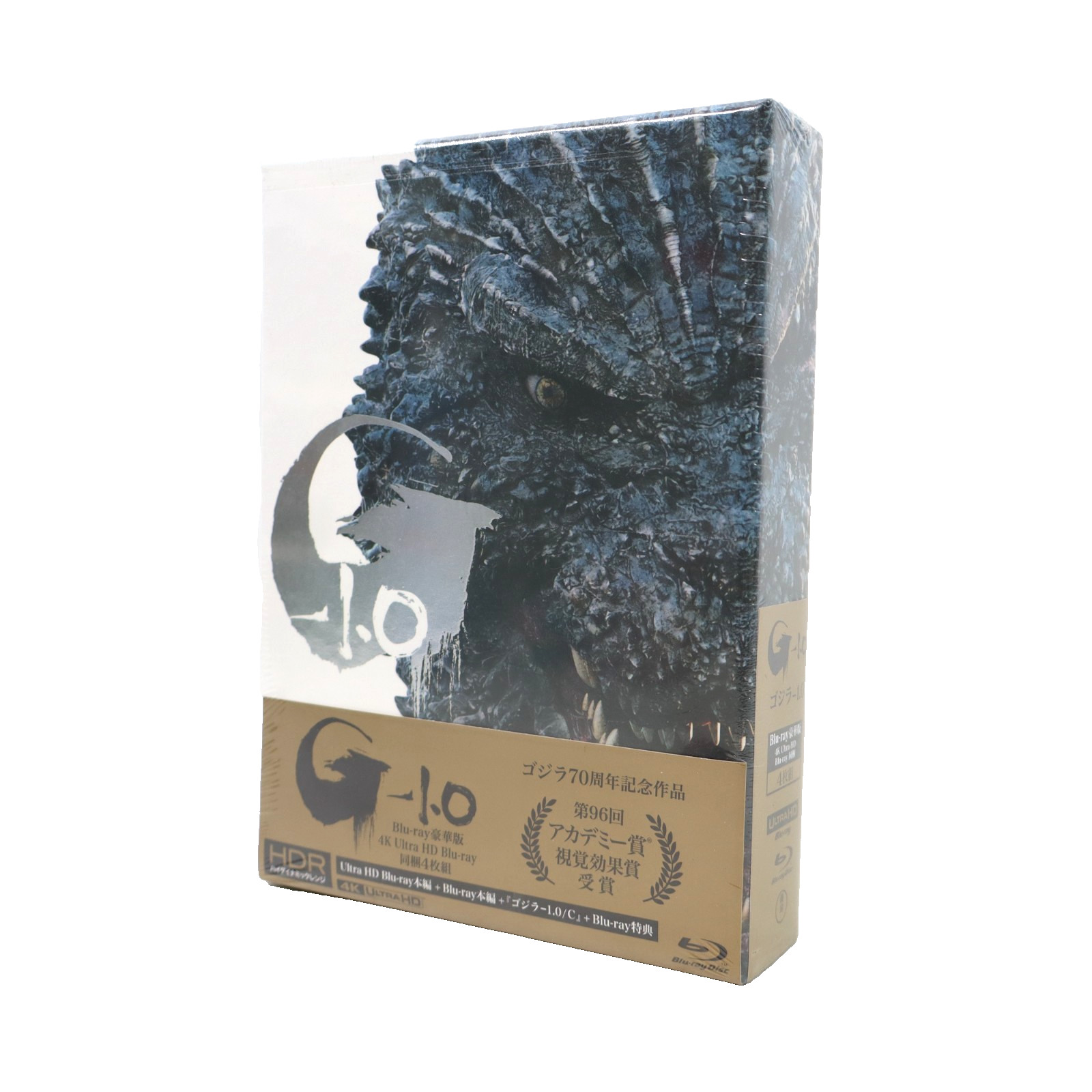 Godzilla Minus One -1.0 Deluxe Edition 4K Ultra HD & 3 Blu-ray & 2Booklet & Case