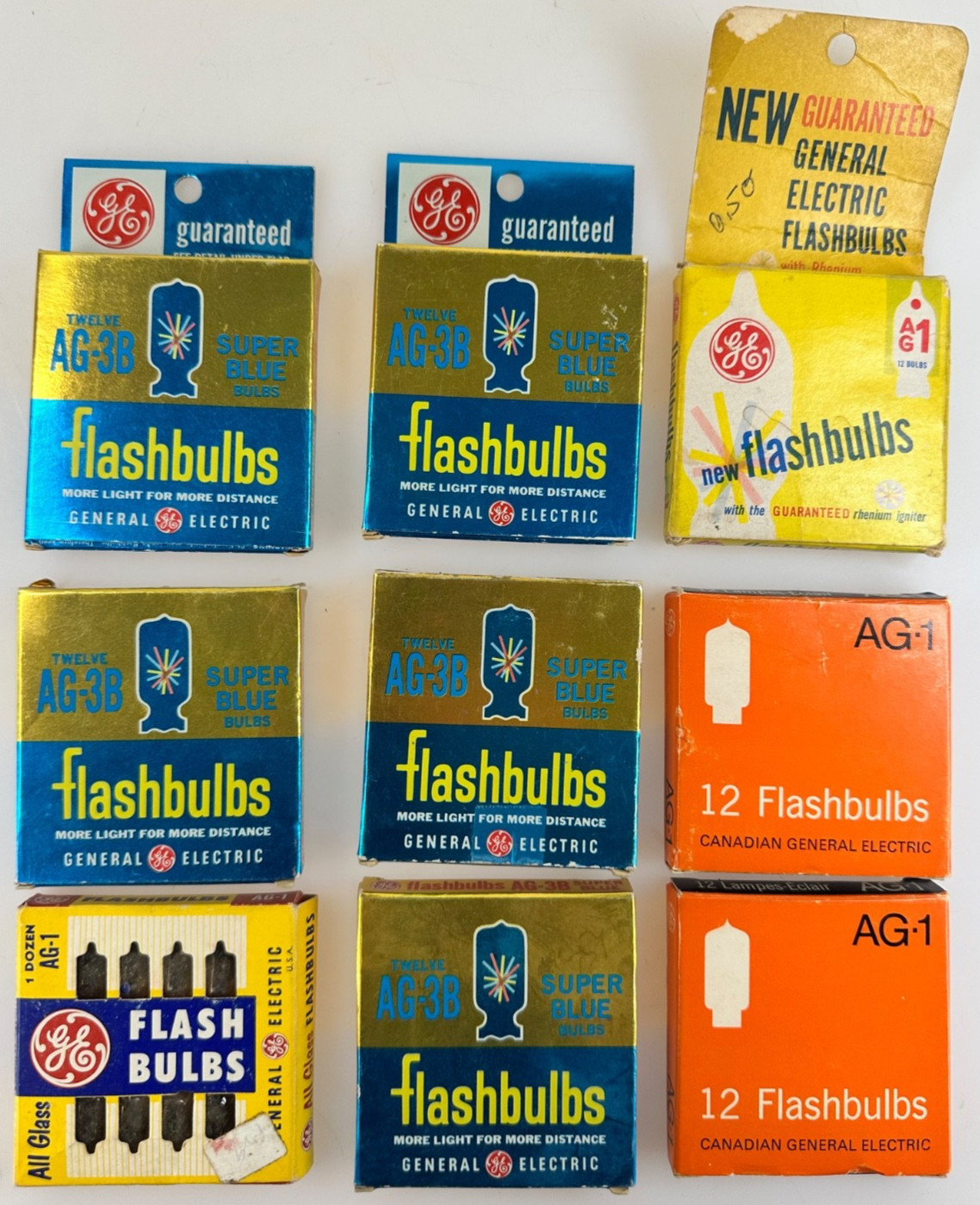 108 GE FLASH BULBS AG-1/AG-3B (9 Pack of 12) AG1 AG3 AG-1B AG3B AG1B Blue/Clear 108 GE FLASH BULBS AG-1/AG-3B (9 Pack of 12) AG1 AG3 AG-1B AG3B AG1B Blue/Clear