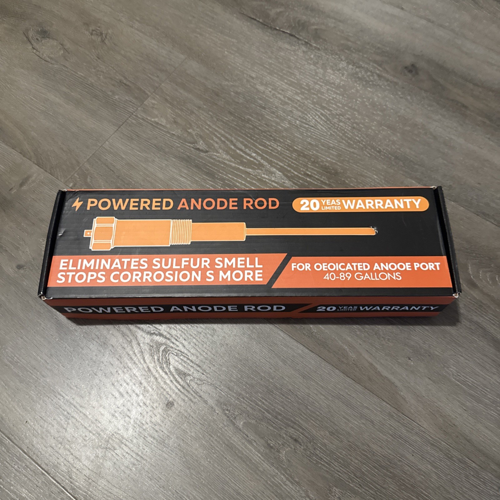 powered anode rod for water heater