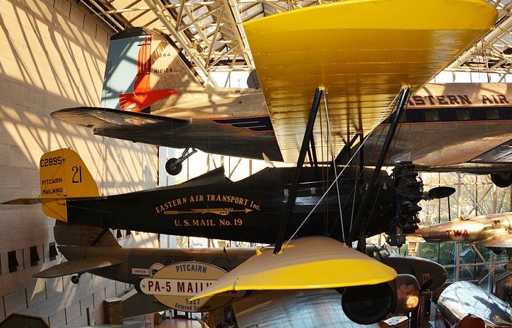 PA-5 Mailwing Pitcairn Sport PA5 Airplane Wood Model Replica Small 