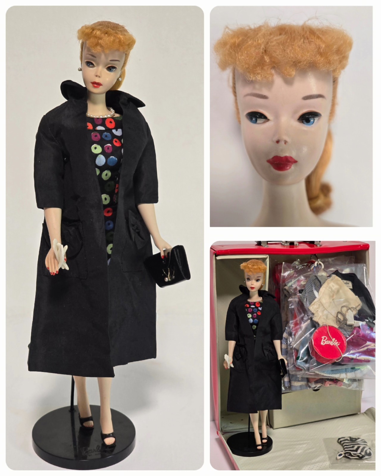 Vtg #3 Ponytail Barbie In Easter Parade® Outfit #971 Clothes Accessories & Case Vtg #3 Ponytail Barbie In Easter Parade® Outfit #971 Clothes Accessories & Case