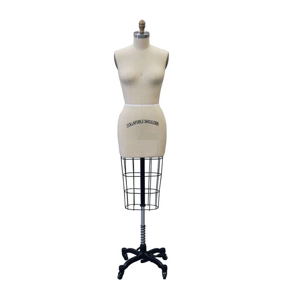 Professional Dress Form Mannequin, Collapsible shoulders, adjustable height sz10 Professional Dress Form Mannequin, Collapsible shoulders, adjustable height sz10