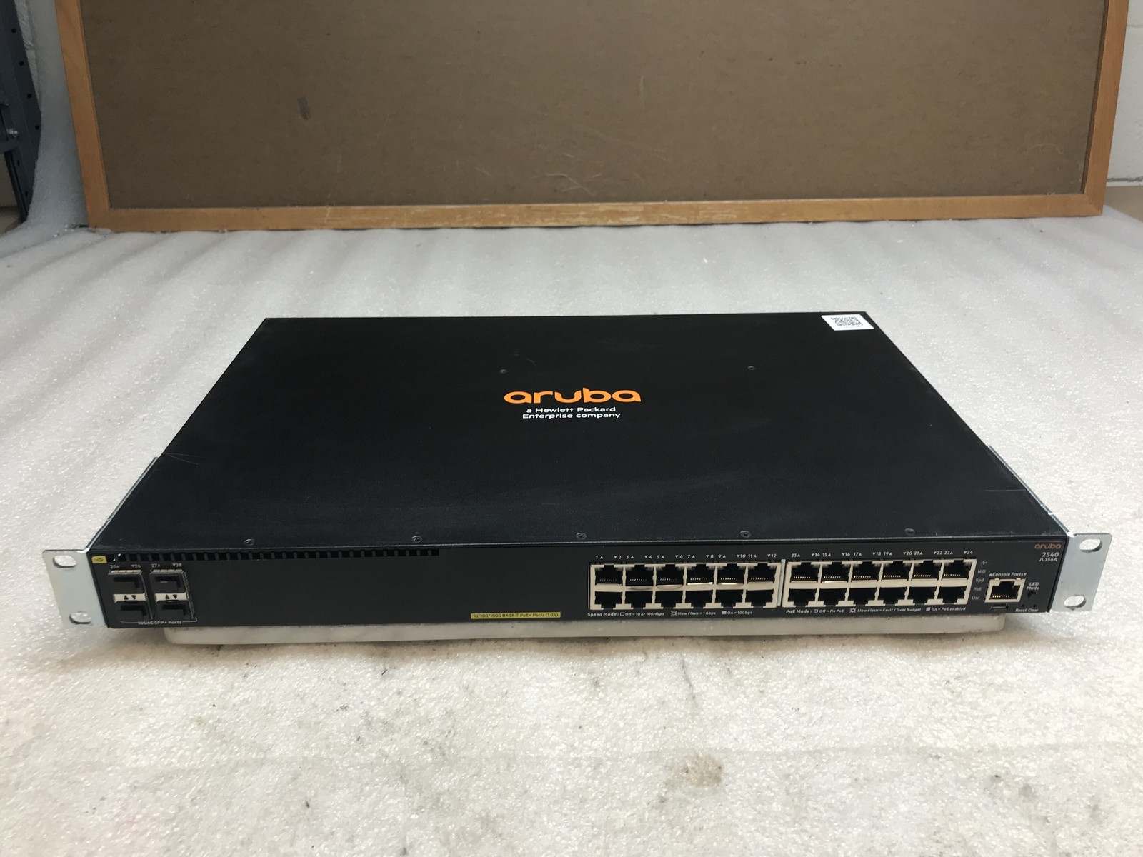 HPE Aruba 2540 24G PoE+ 4SFP+ Switch JL356A 24-Port Managed Gigabit 10GbE