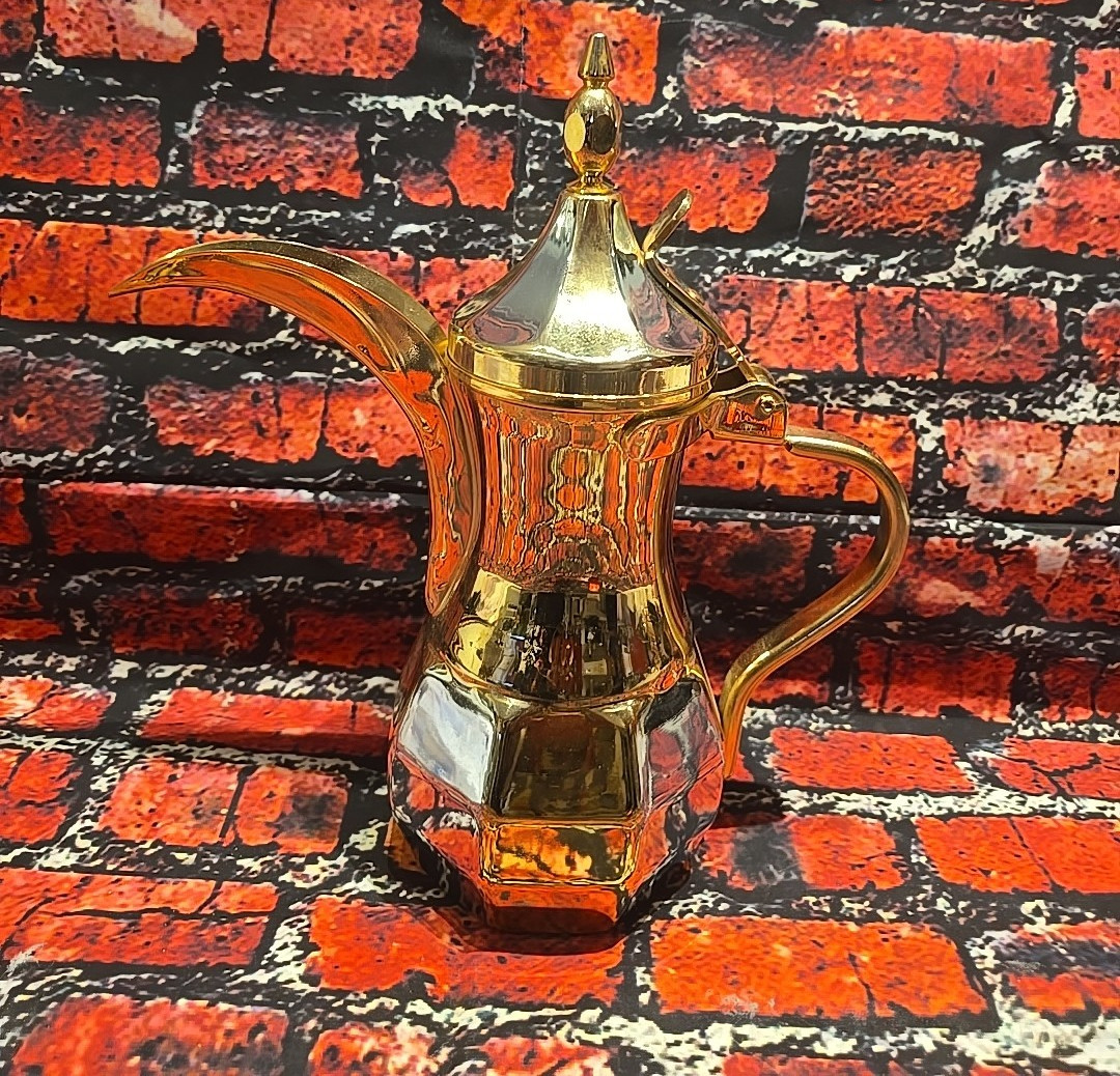 UNIQUE Islamic Saudi Arabian Brass Dallah Coffee Tea Pot Jar - FLAWLESS 11