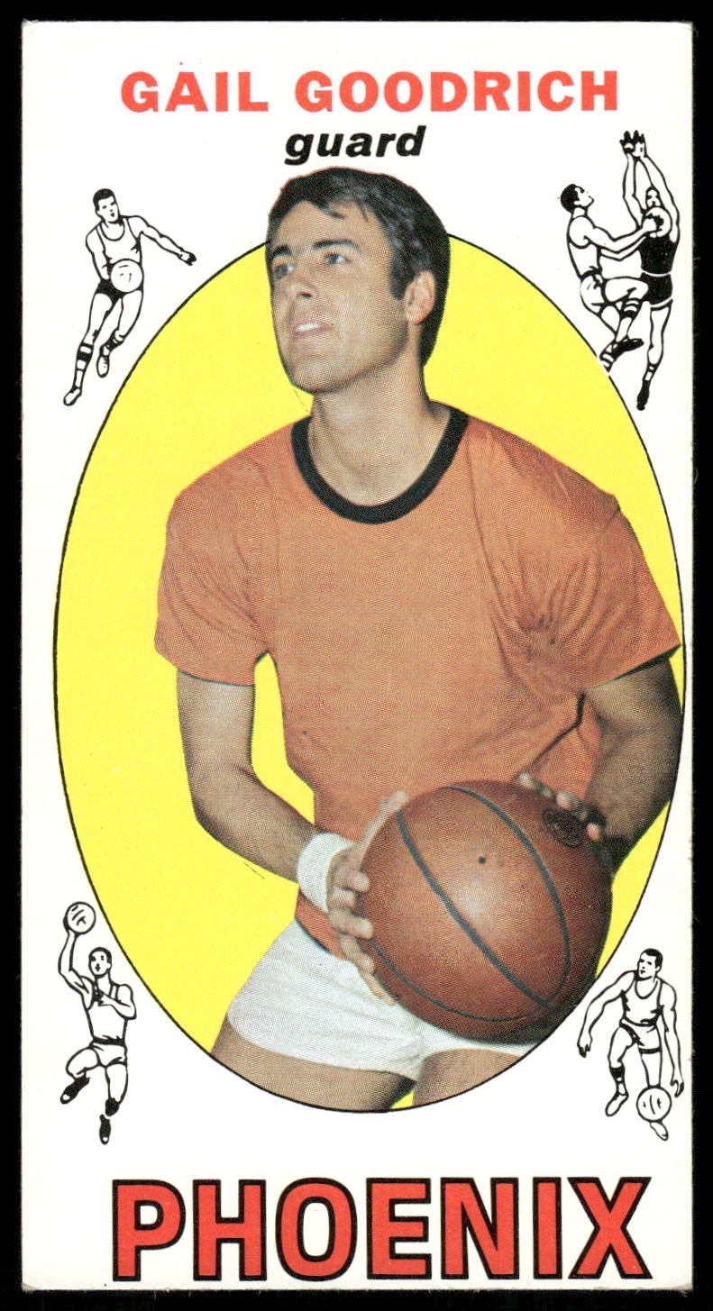 Gail Goodrich 1969-70 Topps Basketball #2 - Phoenix Suns Gail Goodrich 1969-70 Topps Basketball #2 - Phoenix Suns