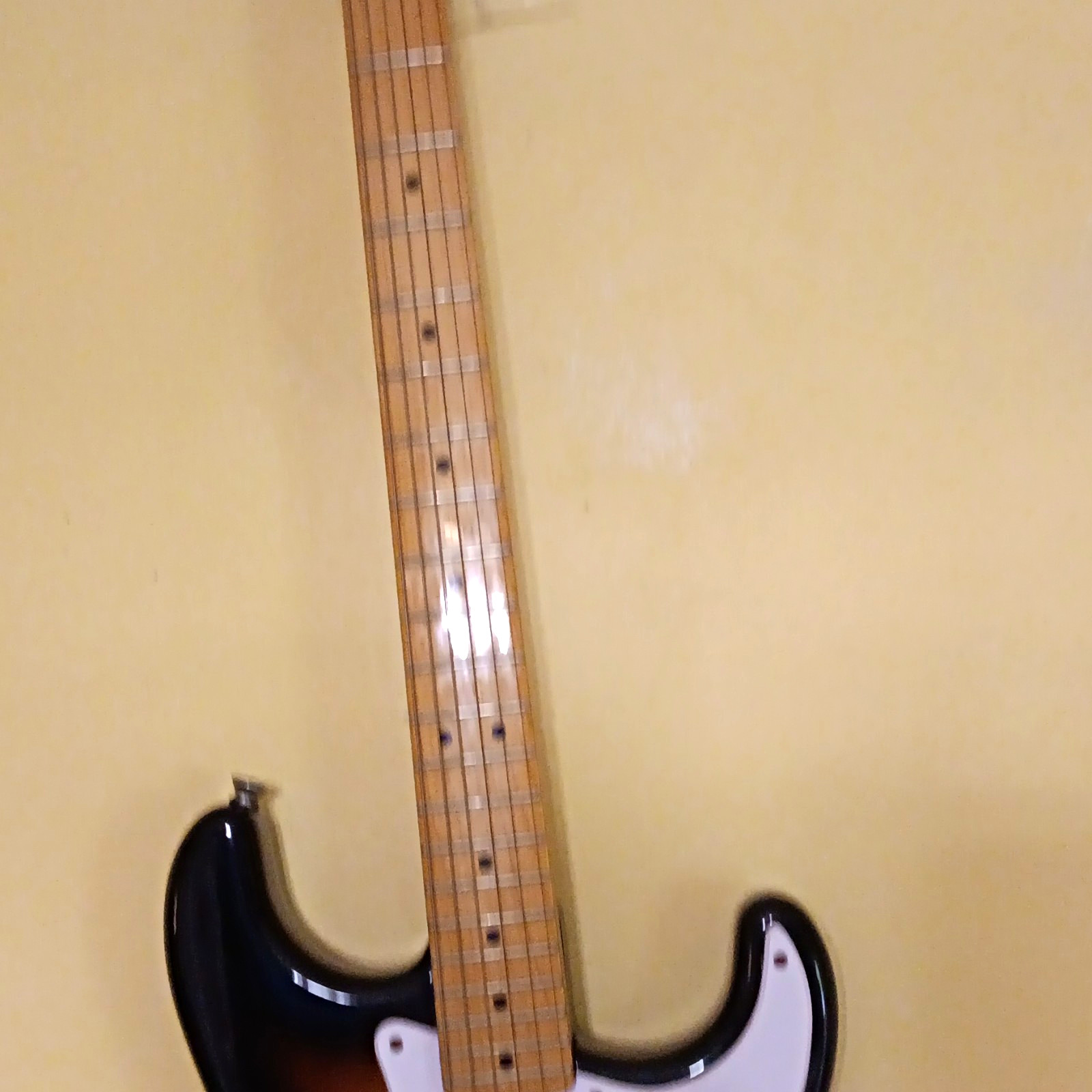 Fender Stratocaster Solid Body Electric Guitar Black 6-String RH Maple Neck