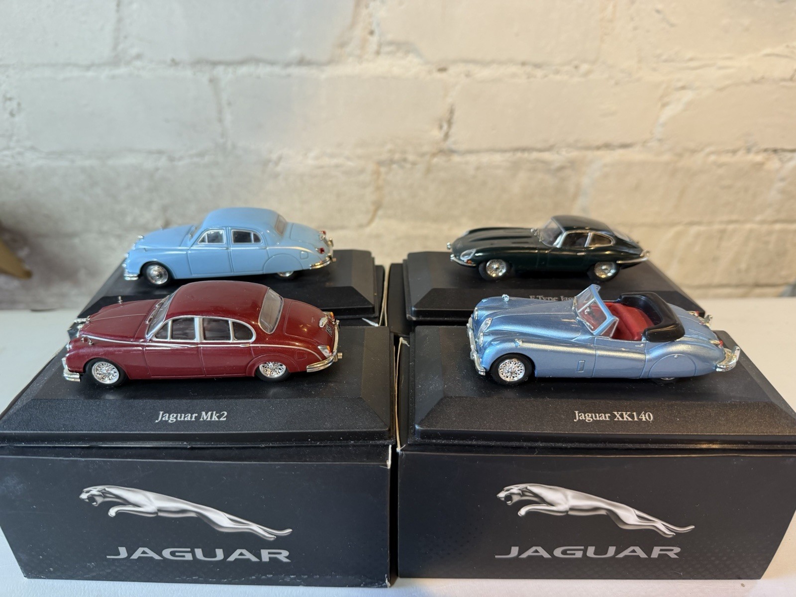 Atlas 1:43 Classic Jaguar Diecast Model Cars Bundle X4 Collectibles Atlas 1:43 Classic Jaguar Diecast Model Cars Bundle X4 Collectibles