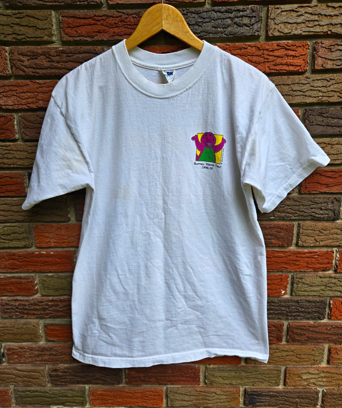 Vintage 1996 Barney World Tour T Shirt Vintage 1996 Barney World Tour T Shirt