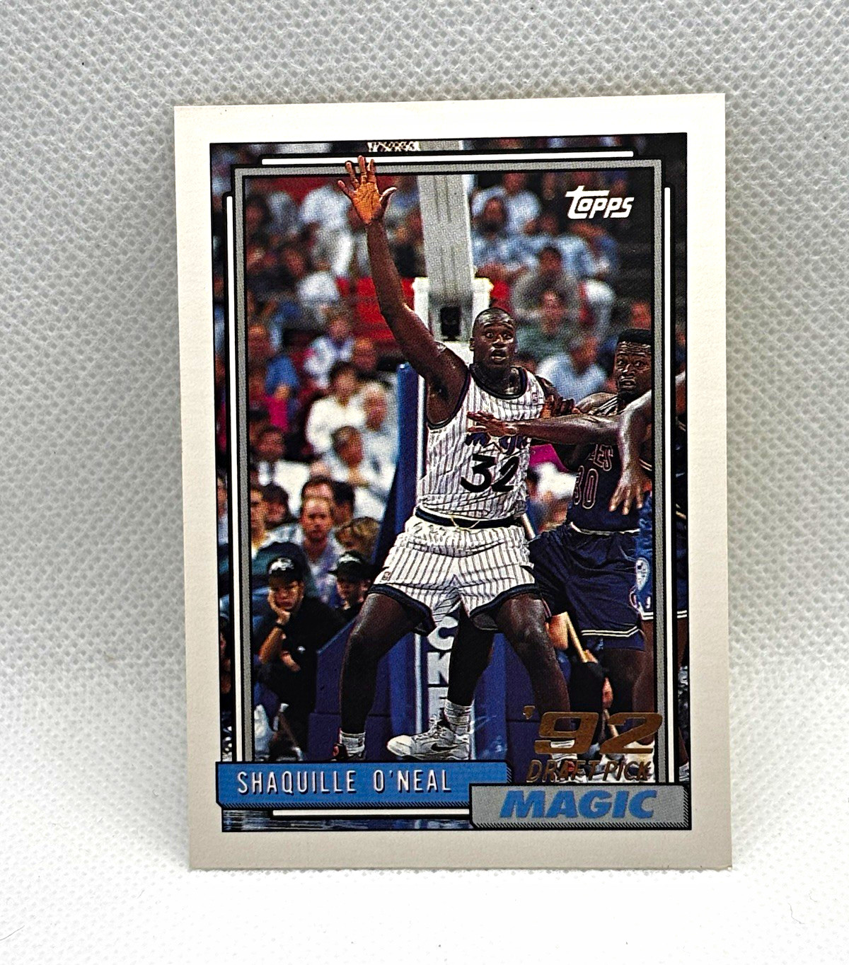 Topps 1992-93 Shaquille O'Neal #362 Orlando Magic Draft Pick NBA Card Topps 1992-93 Shaquille O'Neal #362 Orlando Magic Draft Pick NBA Card
