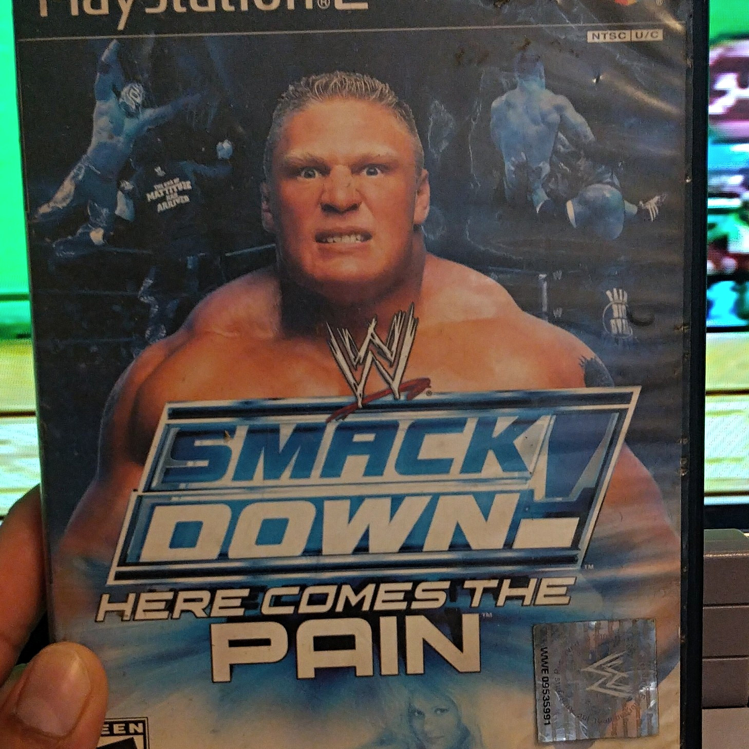 THQ WWE SmackDown Here Comes the Pain PS2 Game w/ Case T NTSC-U/C