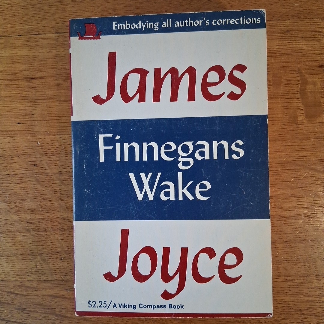 Finnegans Wake By James Joyce 1968 A Viking Compass Book Vintage Trade Paperback