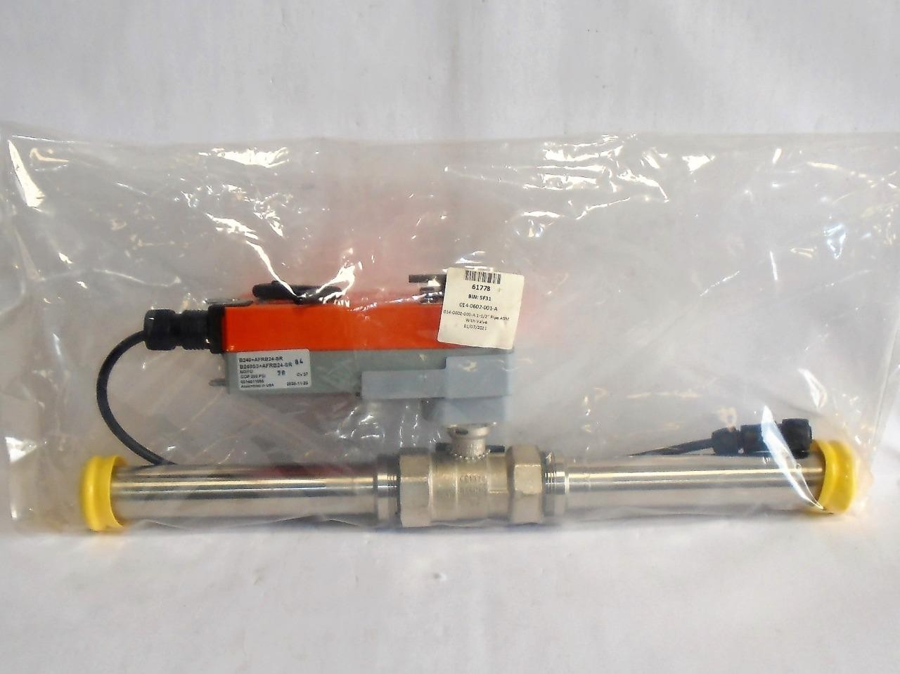 New Belimo AFRB24-SR 180in-lb AC/DC 24V 8.5VA Valve Actuator, Spring Return B240