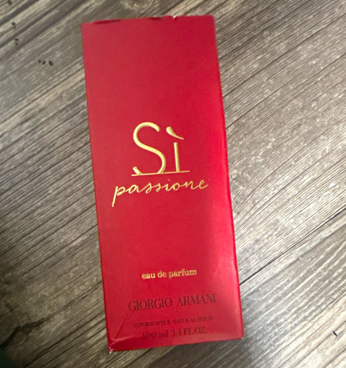Giorgio Armani Si Passione Eau de Parfum Spray 3.4 fl oz Regular Size