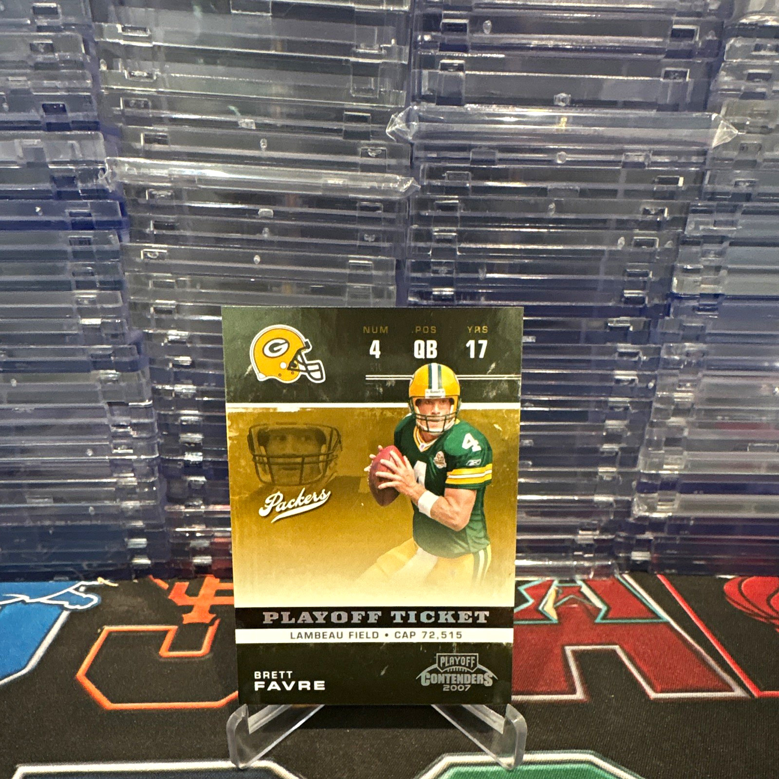 Donruss/Playoff 2007 Playoff Contenders Brett Favre Playoff Ticket #37 /199