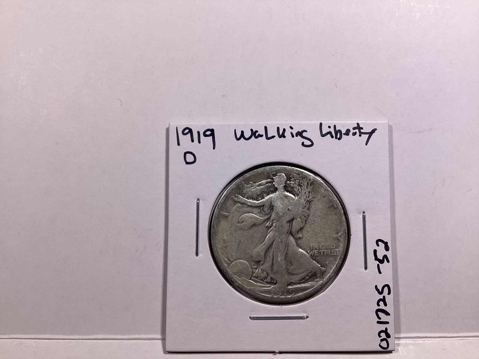 1919 D Walking Liberty Silver Half-Dollar Key Date from Denver Mint 021725 52ck 1919 D Walking Liberty Silver Half-Dollar Key Date from Denver Mint 021725 52ck