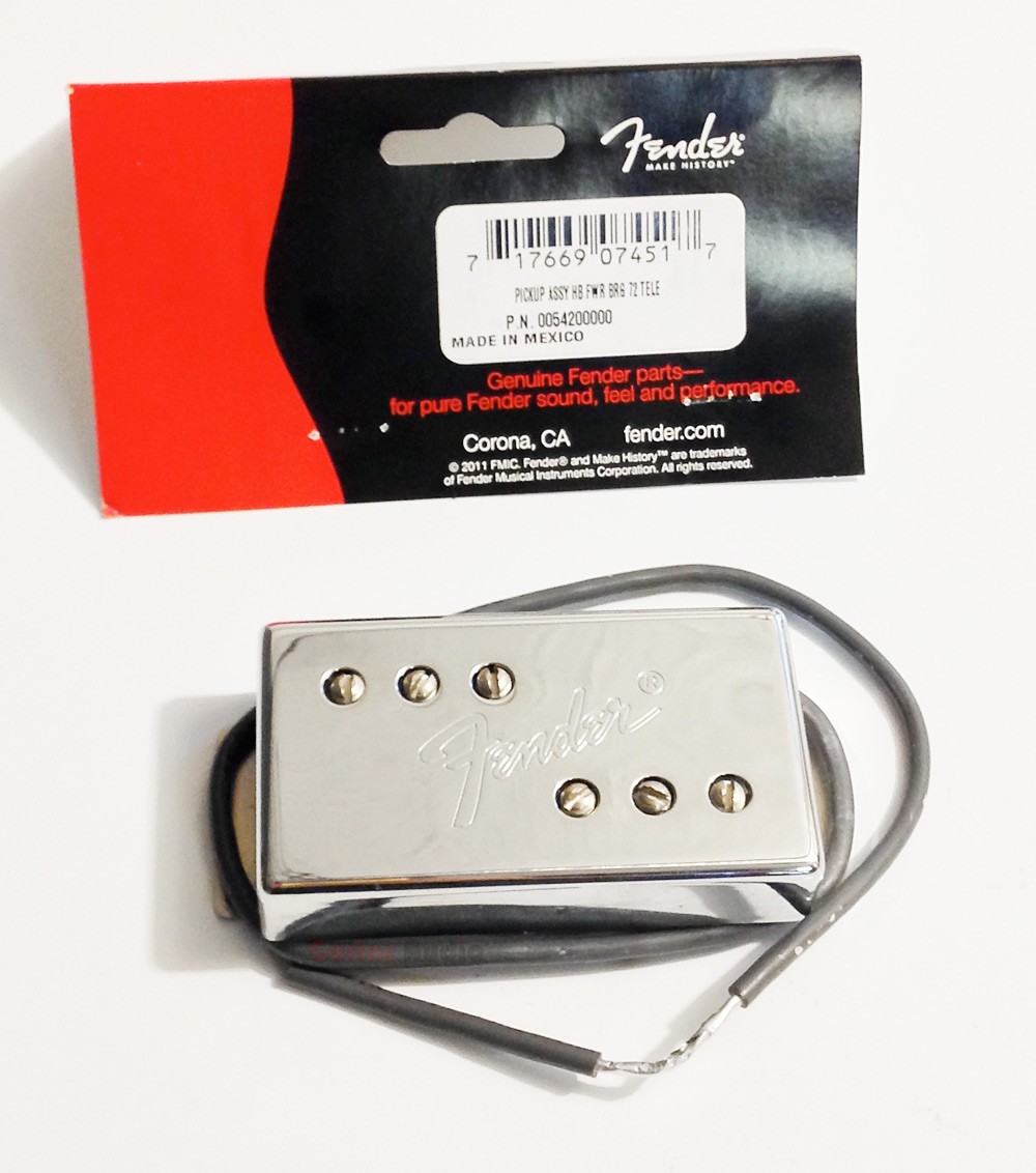 Genuine Fender '72 Deluxe Custom Telecaster Wide-Range BRIDGE Humbucker Pickup Genuine Fender '72 Deluxe Custom Telecaster Wide-Range BRIDGE Humbucker Pickup